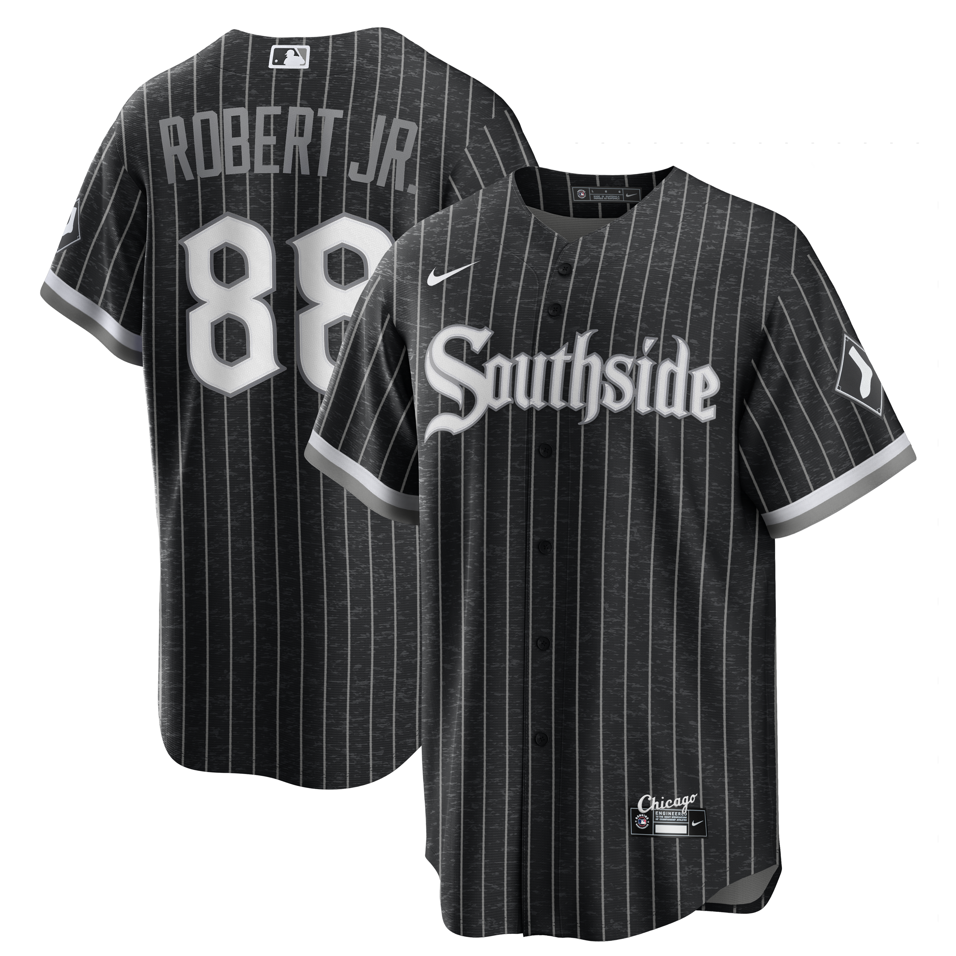 Luis Robert Chicago White Sox City Connect Player Jersey - Black