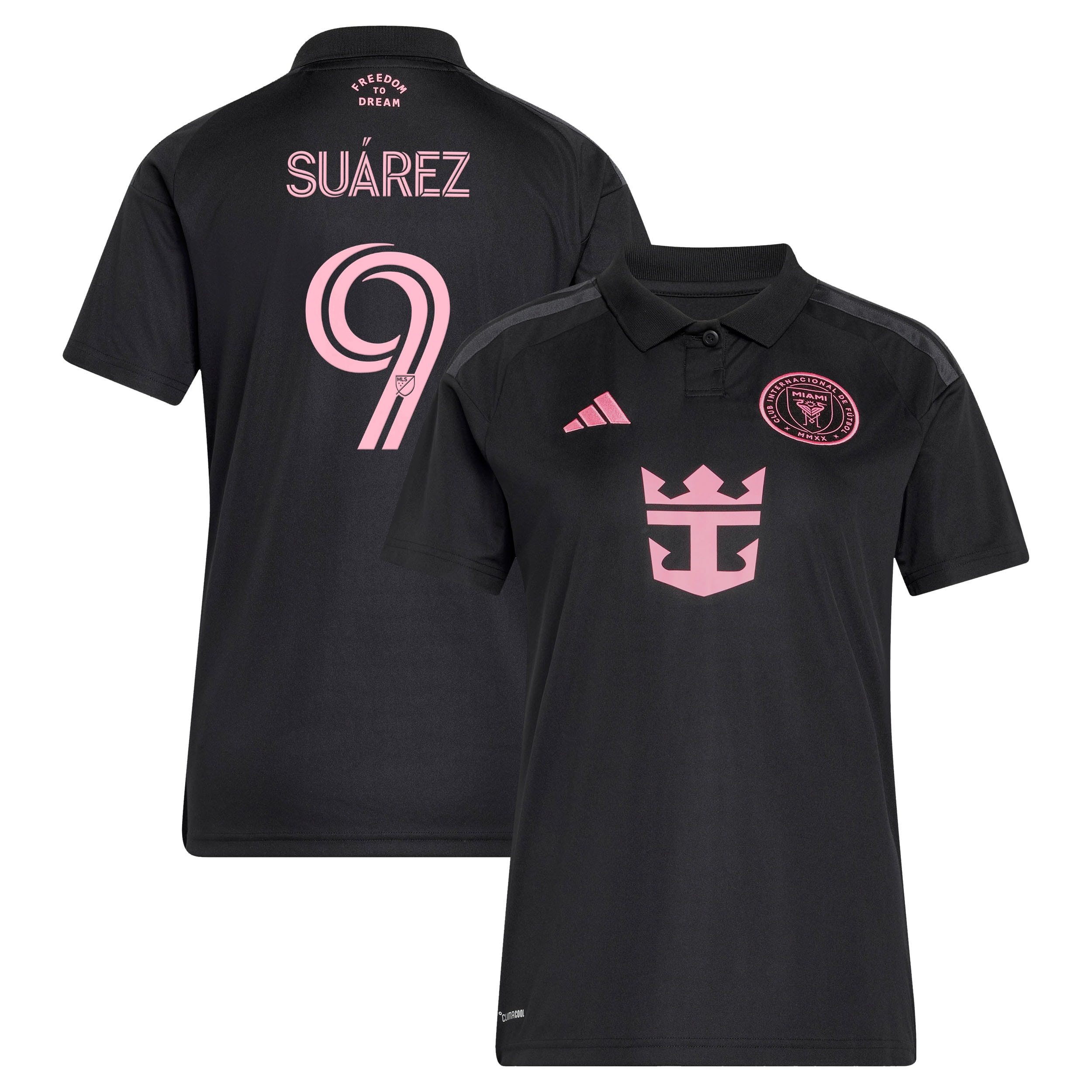 Luis Suárez Inter Miami CF Women's 2026 Presagio Jersey - Black