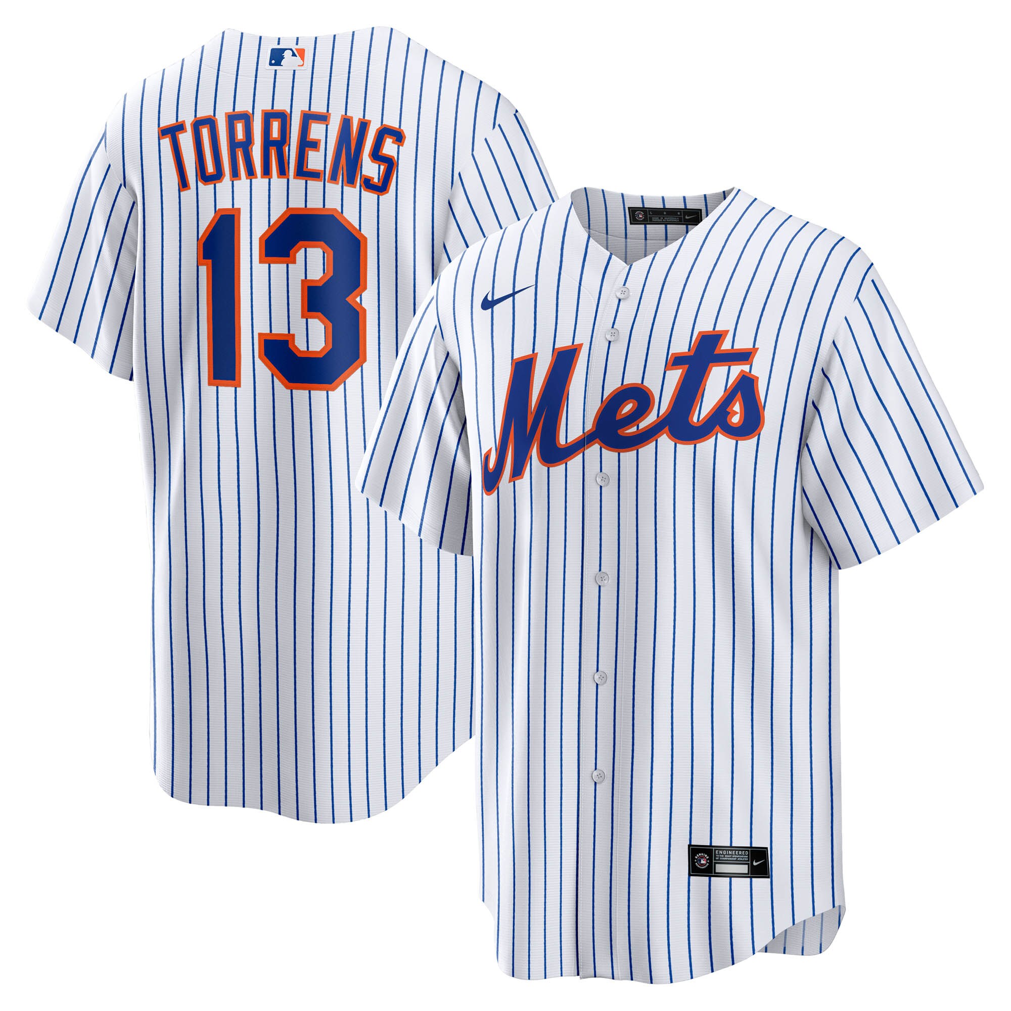 Luis Torrens New York Mets Home Jersey - White