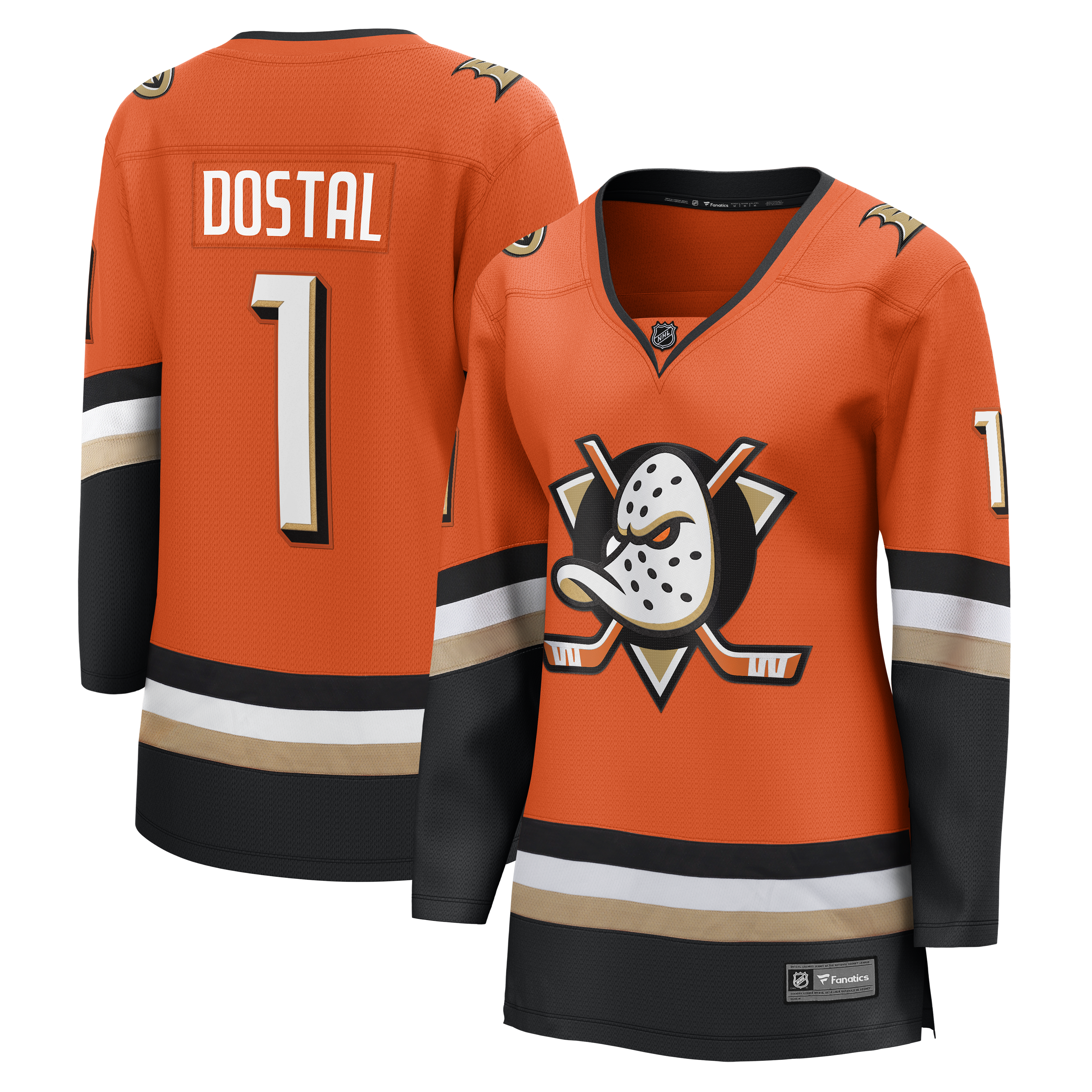 Lukas Dostal Anaheim Ducks Fanatics Women's Home Breakaway Jersey - Orange