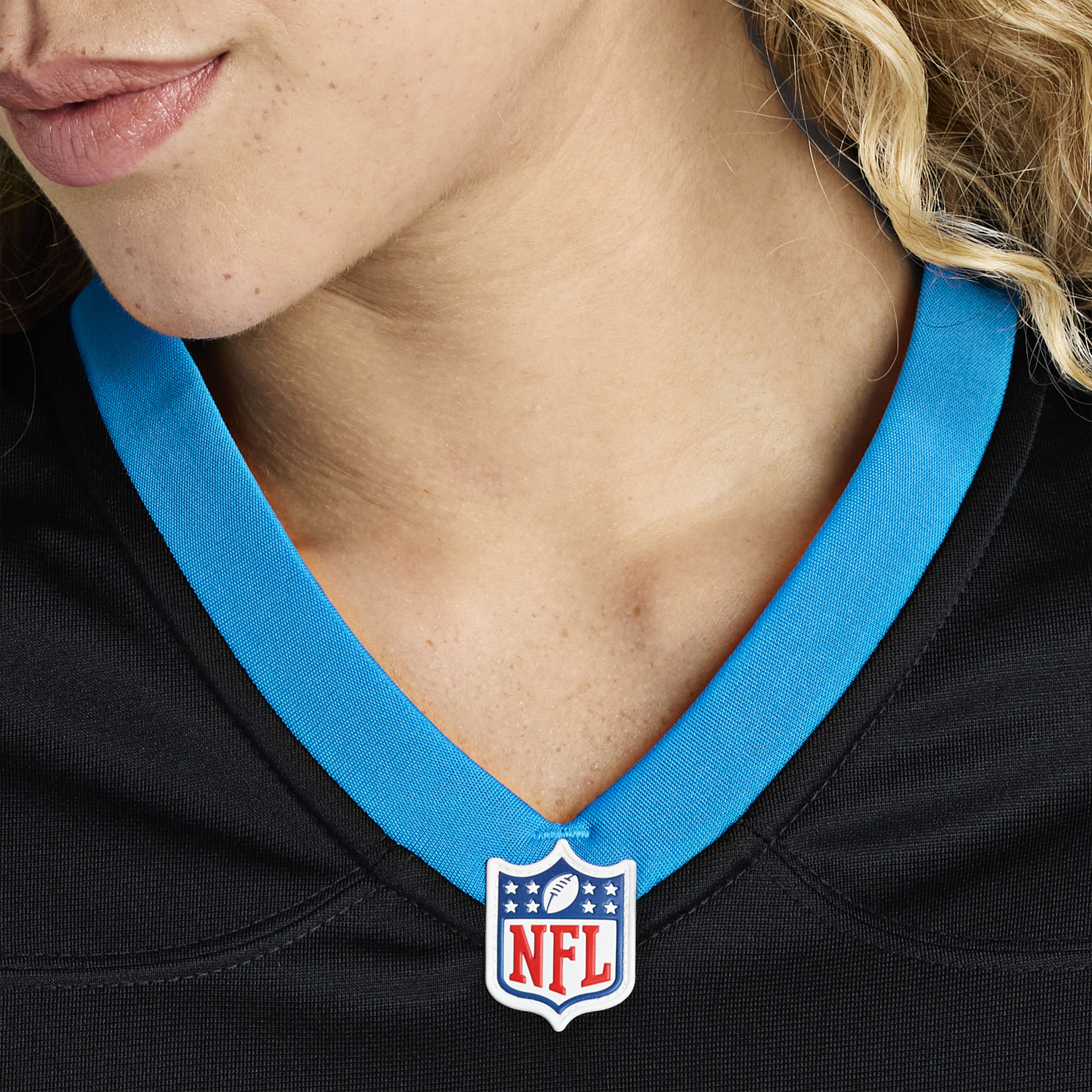 Luke Fortner Carolina Panthers Women’s Team Game Jersey – Black