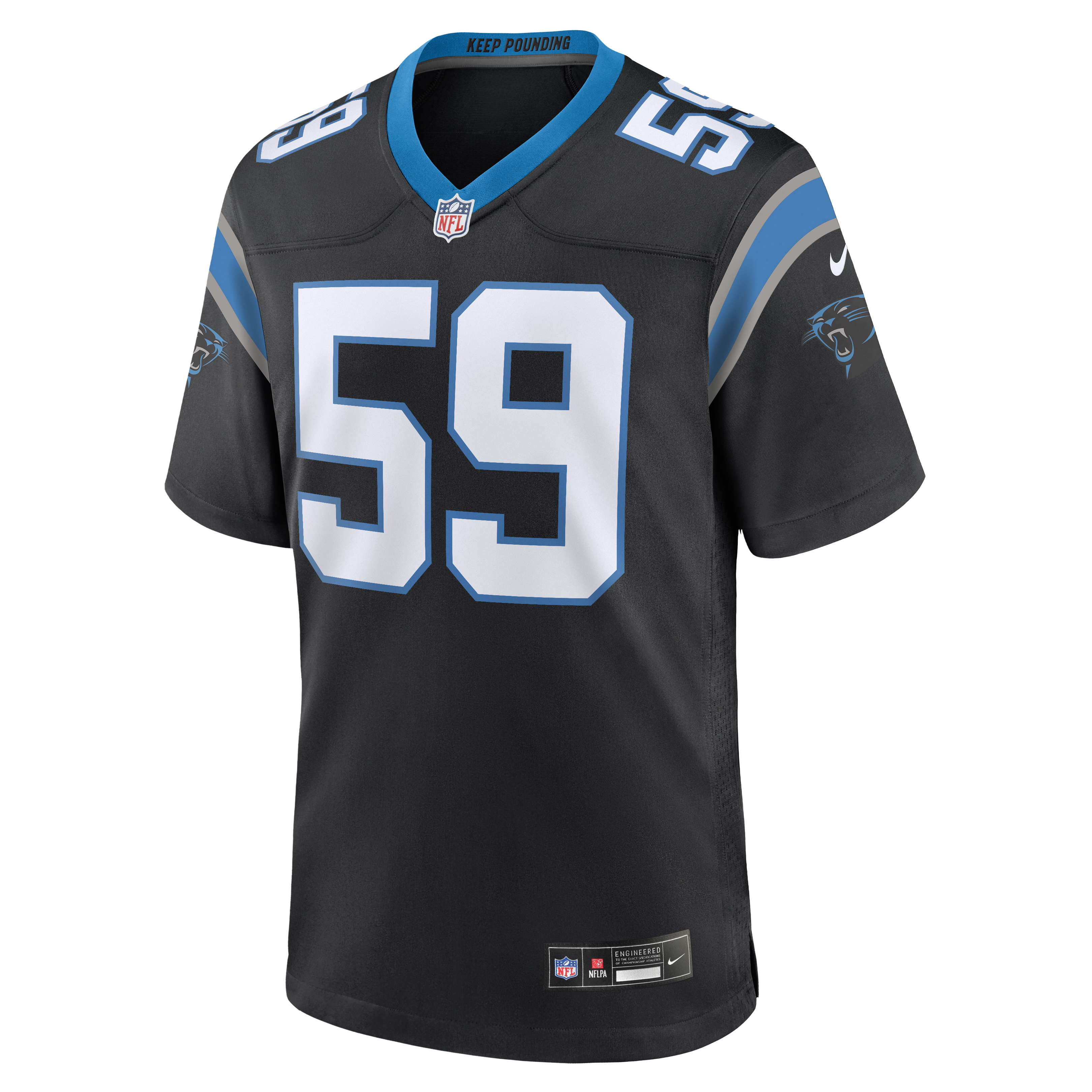 Luke Kuechly Carolina Panthers Team Game Jersey – Black