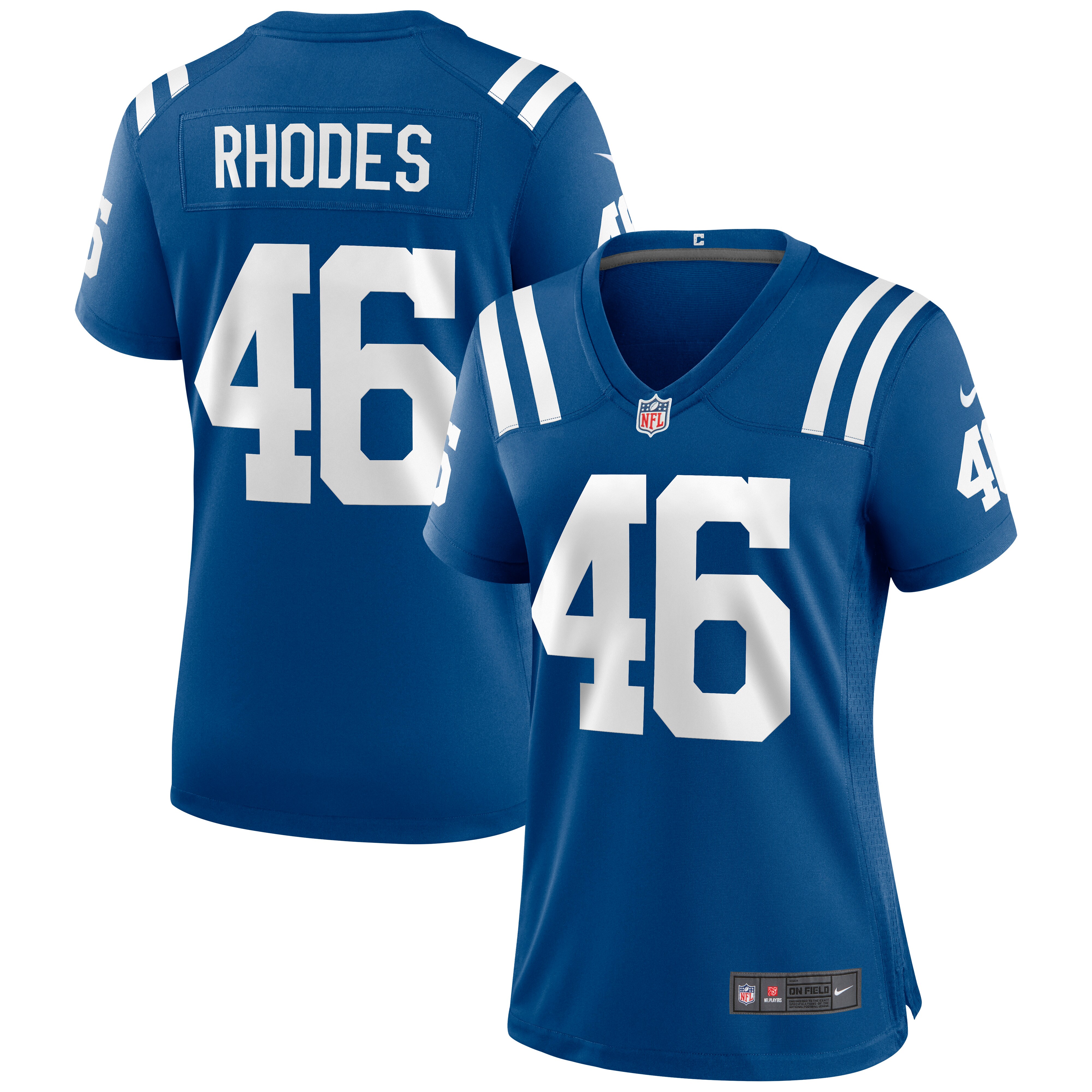 Luke Rhodes Indianapolis Colts Women's Game Jersey - Royal