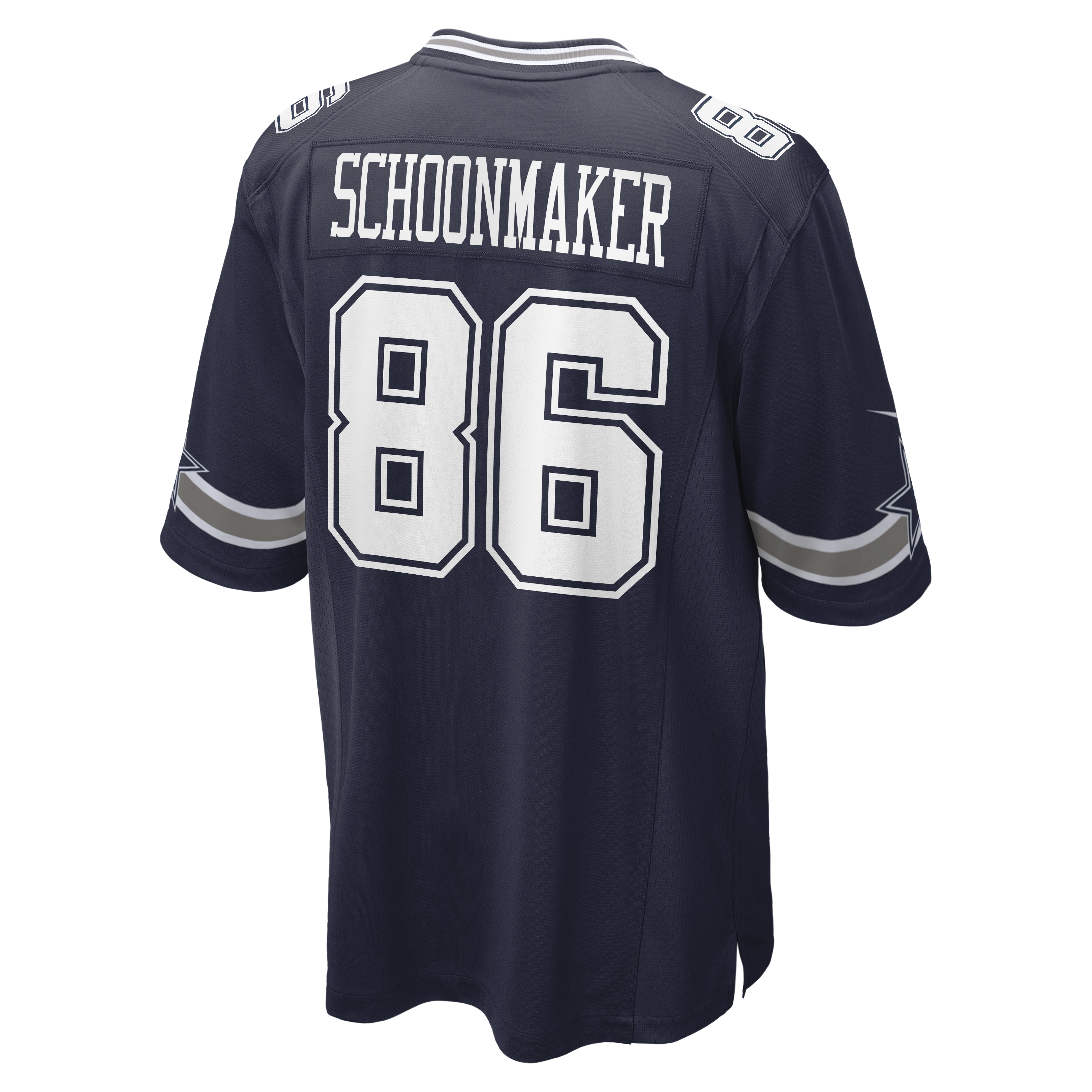 Luke Schoonmaker Dallas Cowboys Team Game Jersey – Navy