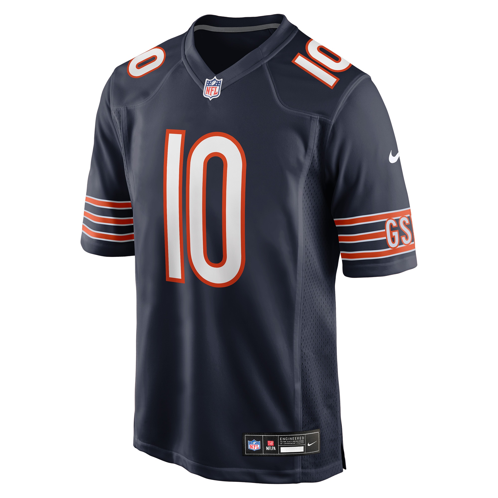 Luther Burden III Chicago Bears Team Game Jersey – Navy
