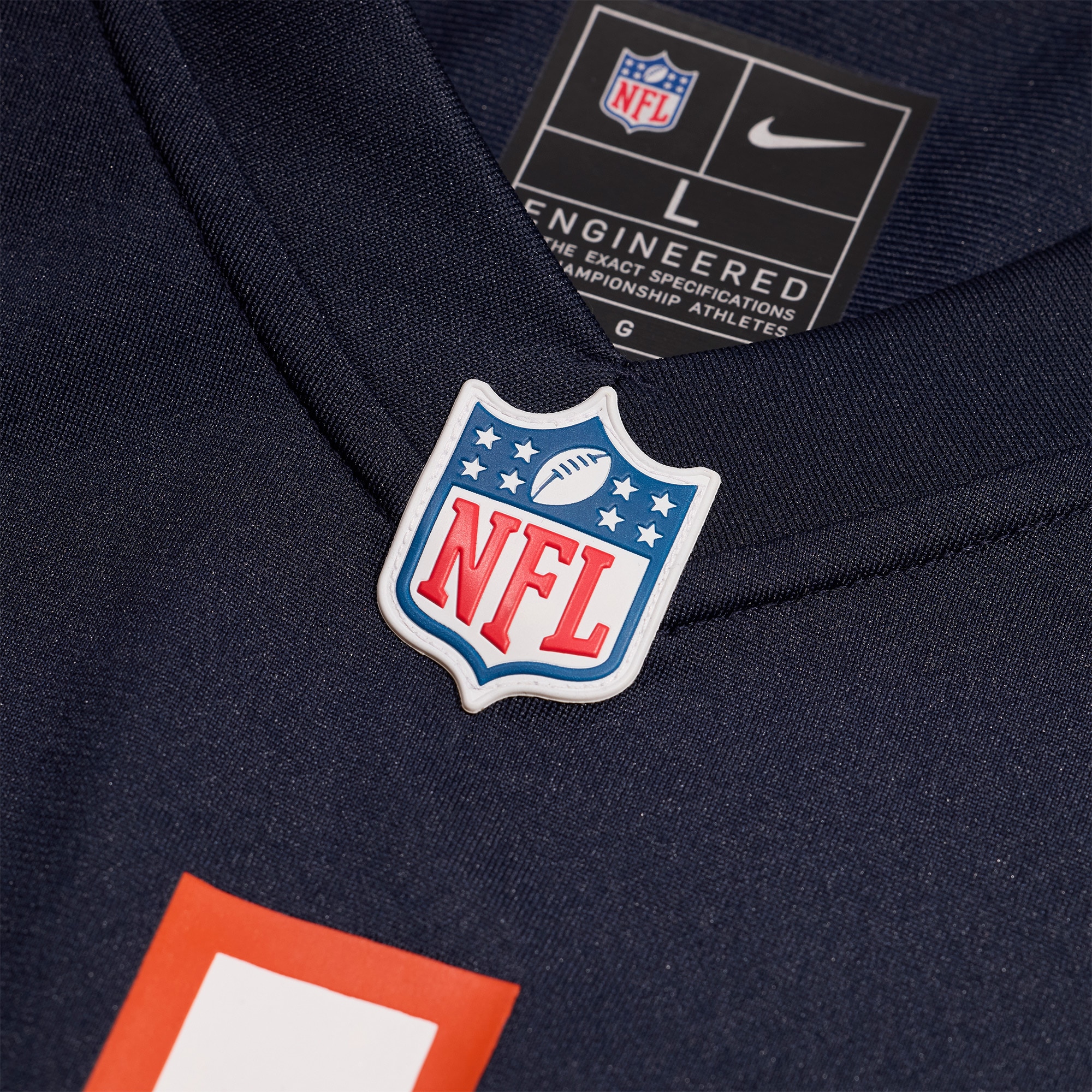 Luther Burden III Chicago Bears Team Game Jersey – Navy