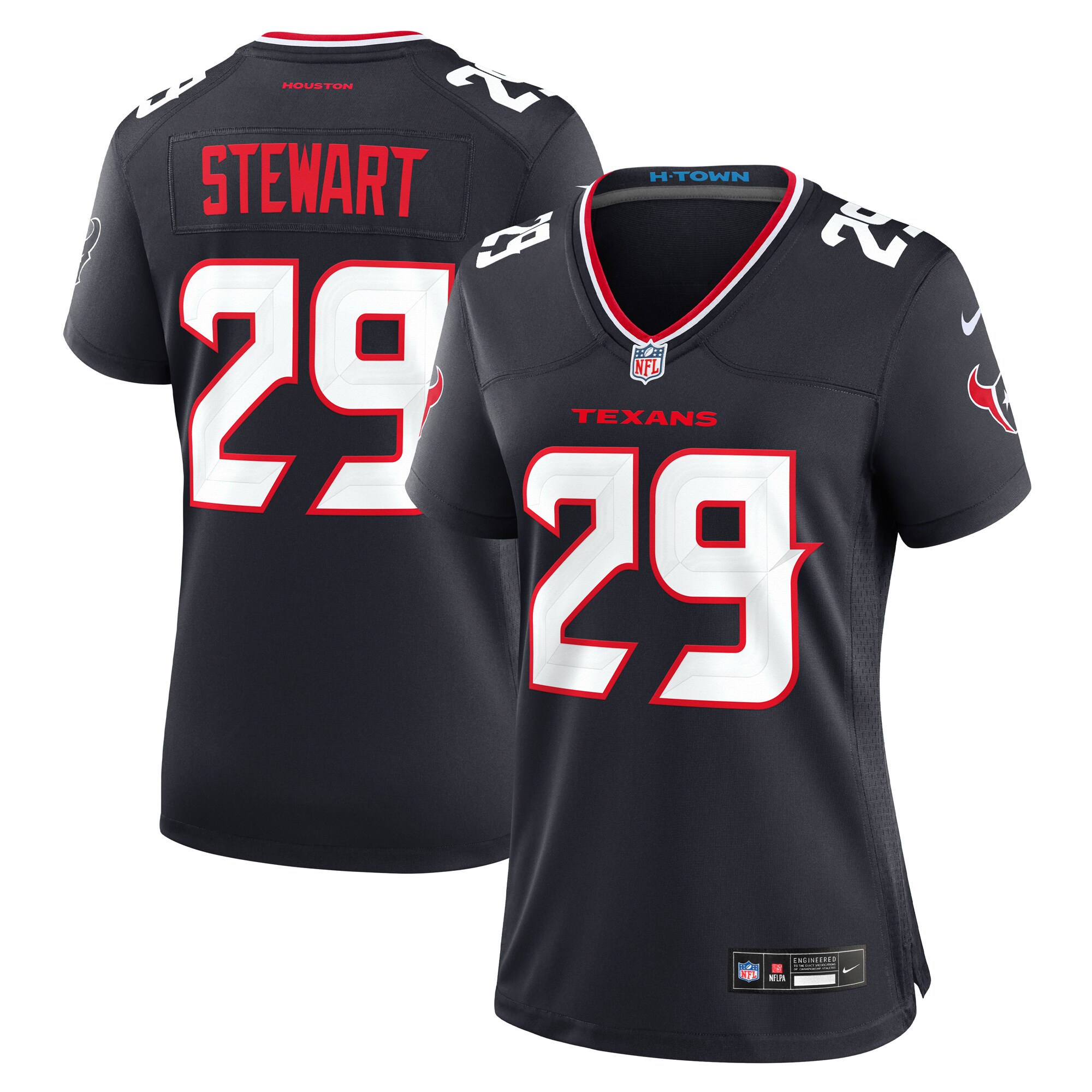 M.J. Stewart Houston Texans Women's Team Game Jersey - Navy