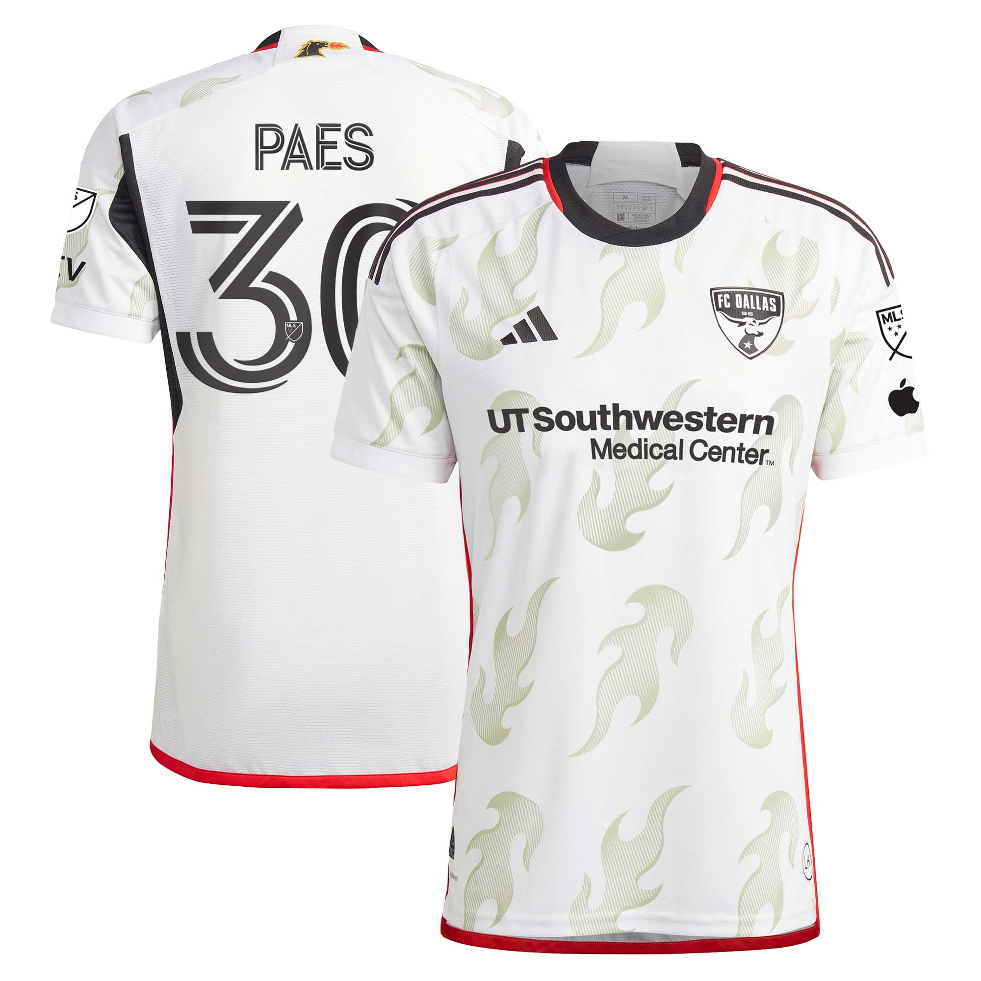 Maarten Paes FC Dallas 2024 Burn Baby Burn Player Jersey – White