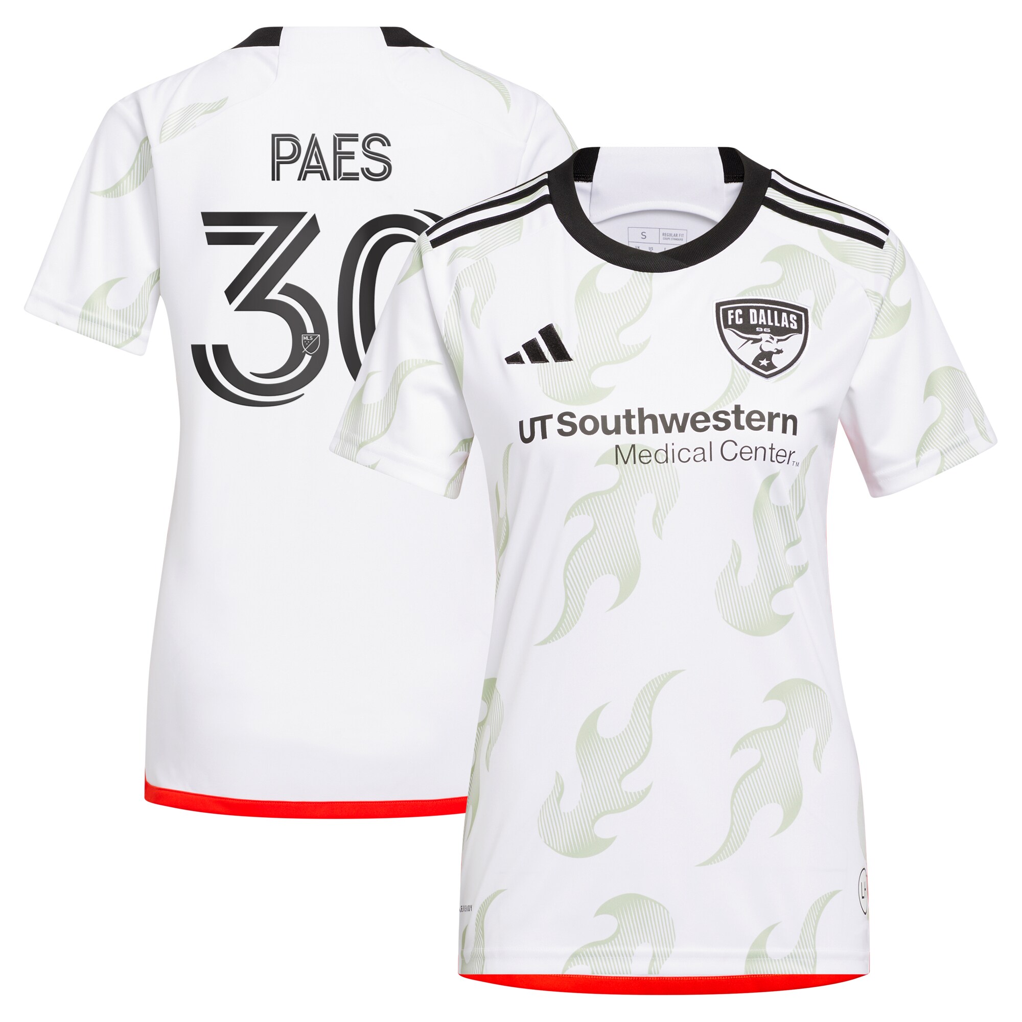 Maarten Paes FC Dallas Women's 2024 Burn Baby Burn Player Jersey – White