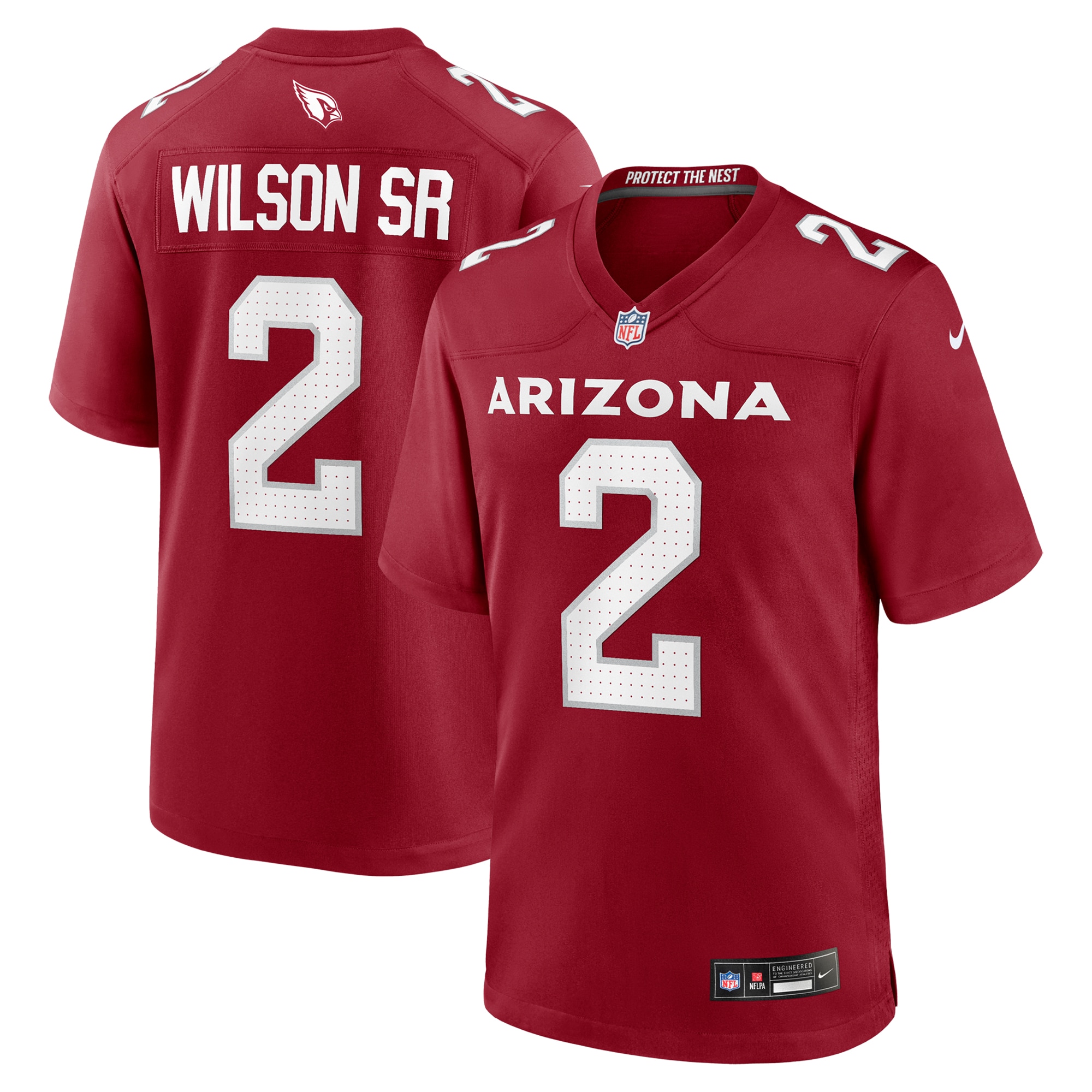 Mack Wilson Sr. Arizona Cardinals Team Game Jersey - Cardinal