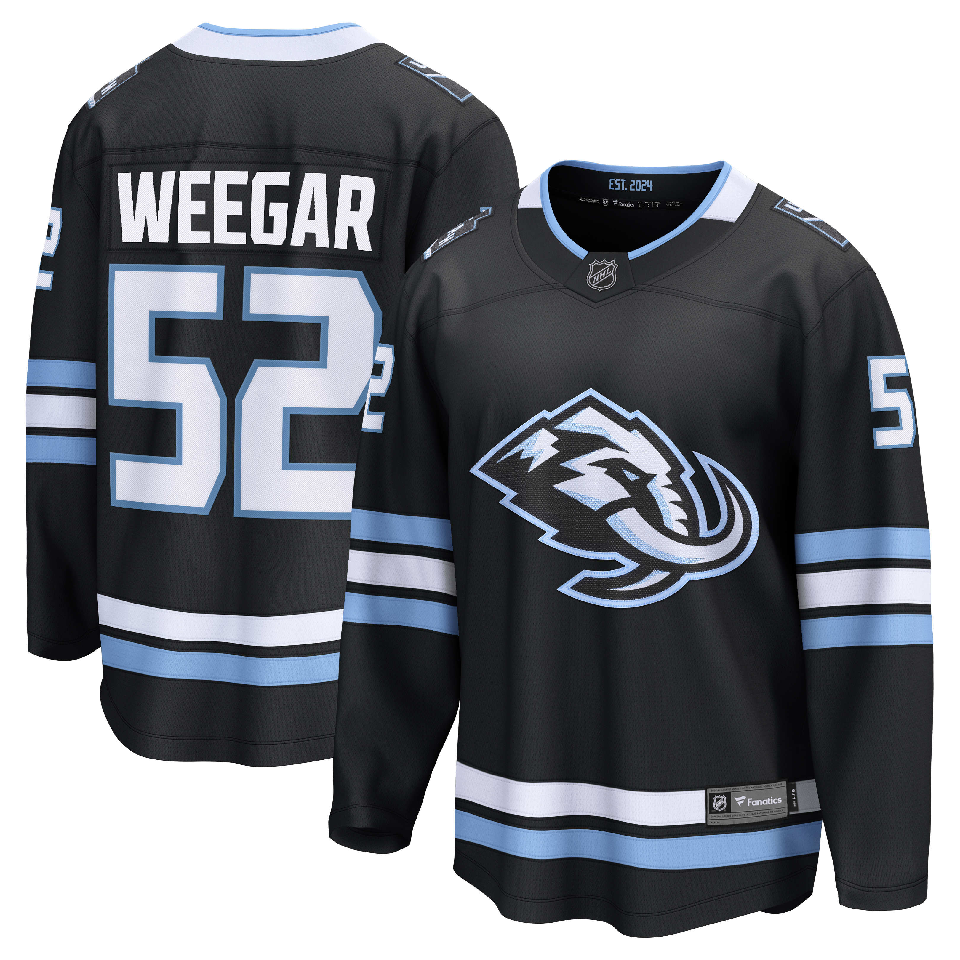 MacKenzie Weegar Utah Mammoth Fanatics Home Breakaway Jersey - Black