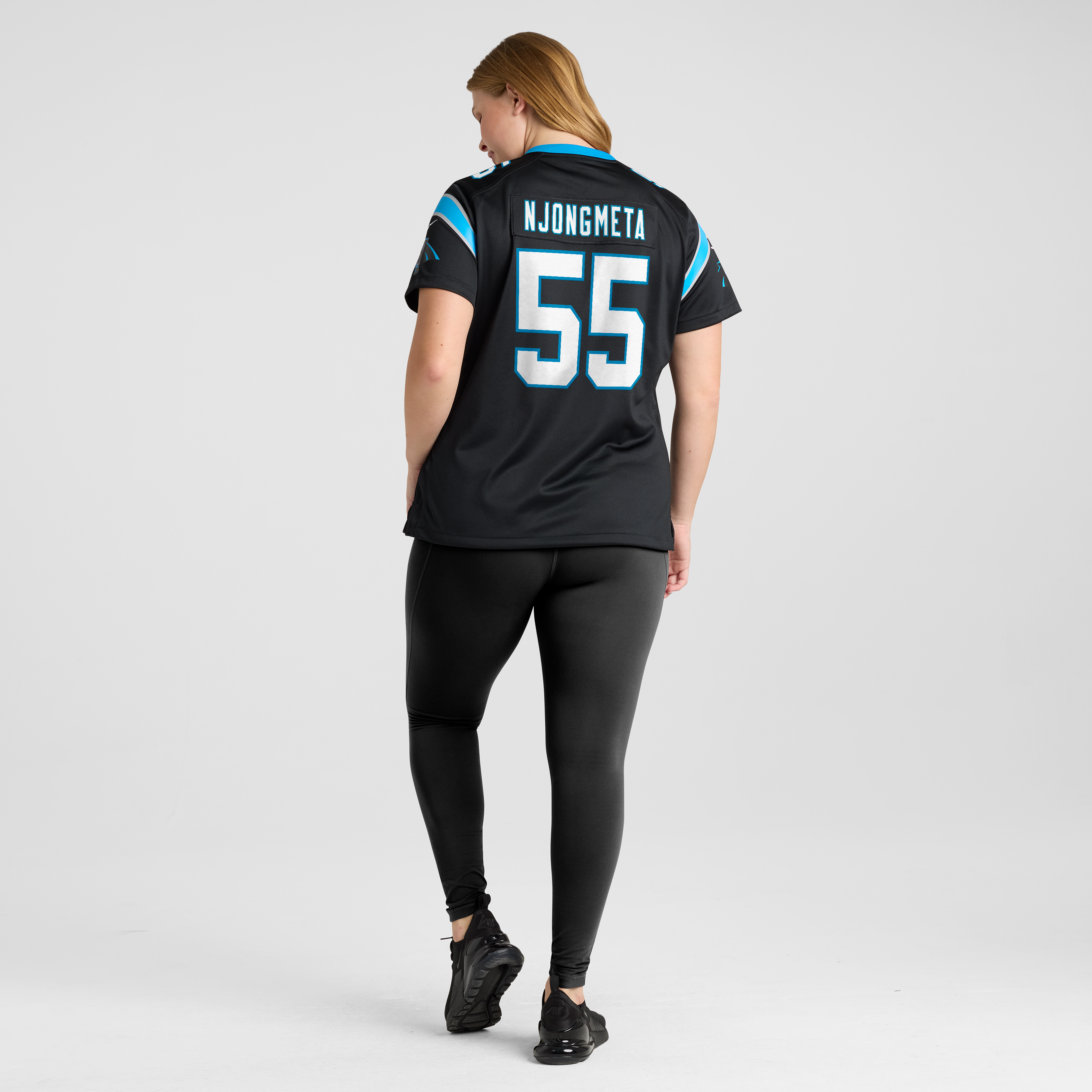 Maema Njongmeta Carolina Panthers Women’s Team Game Jersey – Black