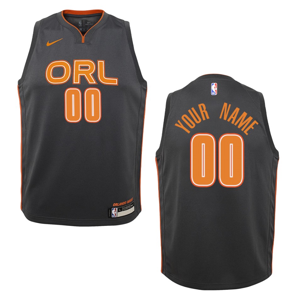 Magic Gray Custom Jersey - Nike Magic Gray Jersey - Custom Edition