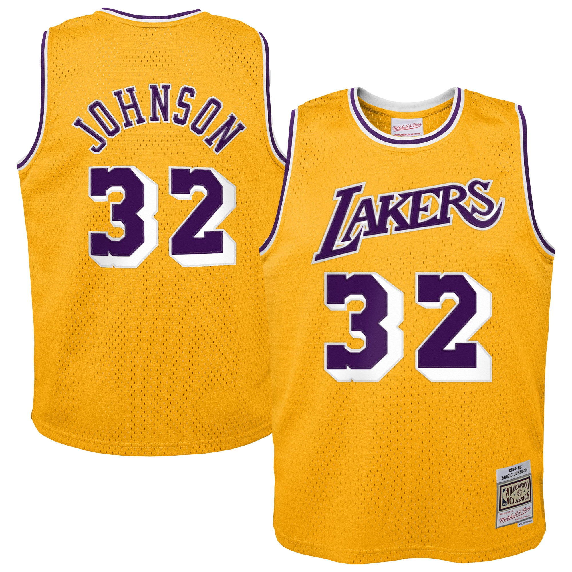 Magic Johnson Los Angeles Lakers Toddler 1984/85 Swingman Jersey - Gold