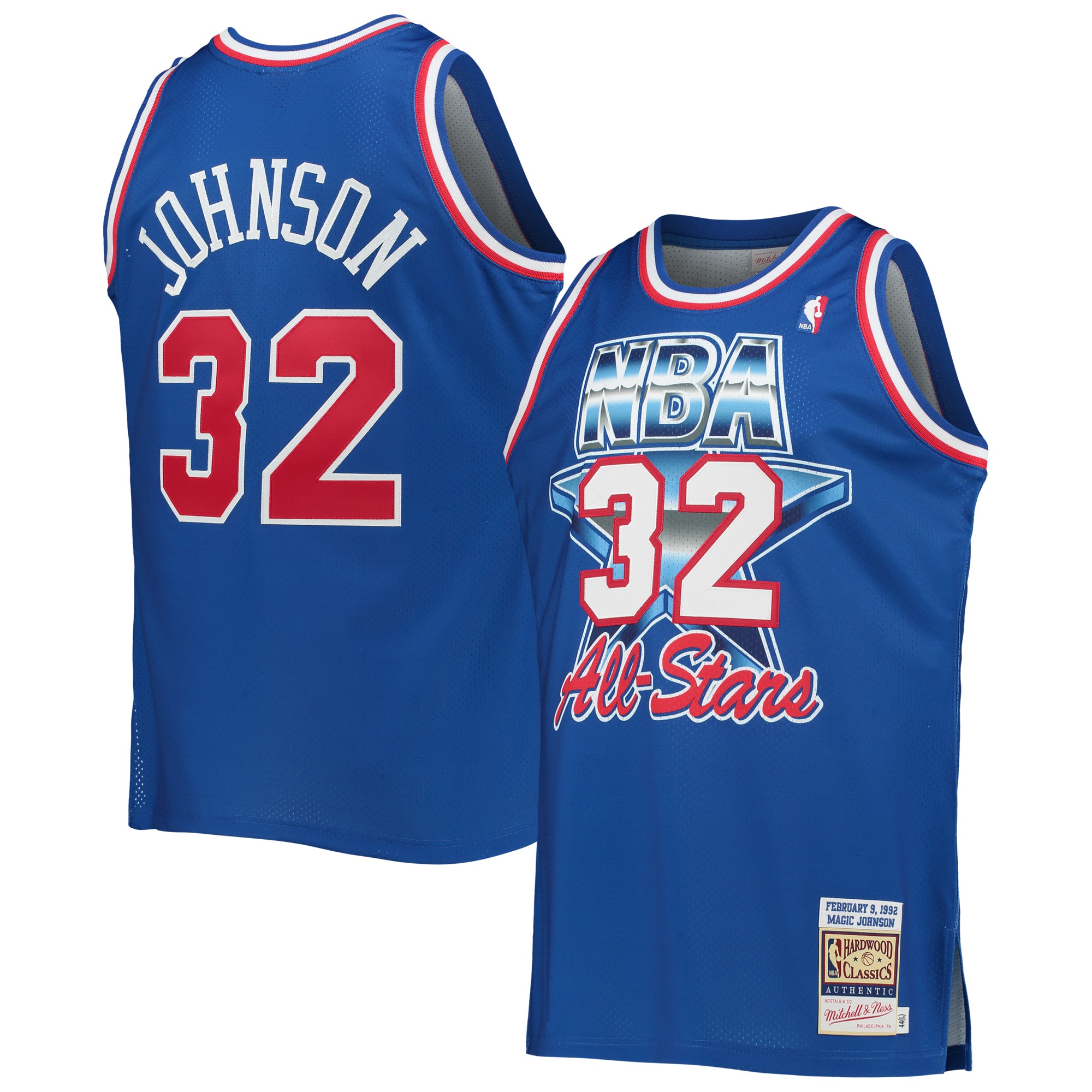 Magic Johnson Western Conference Hardwood Classics 1992 All-Star Game Jersey - Royal