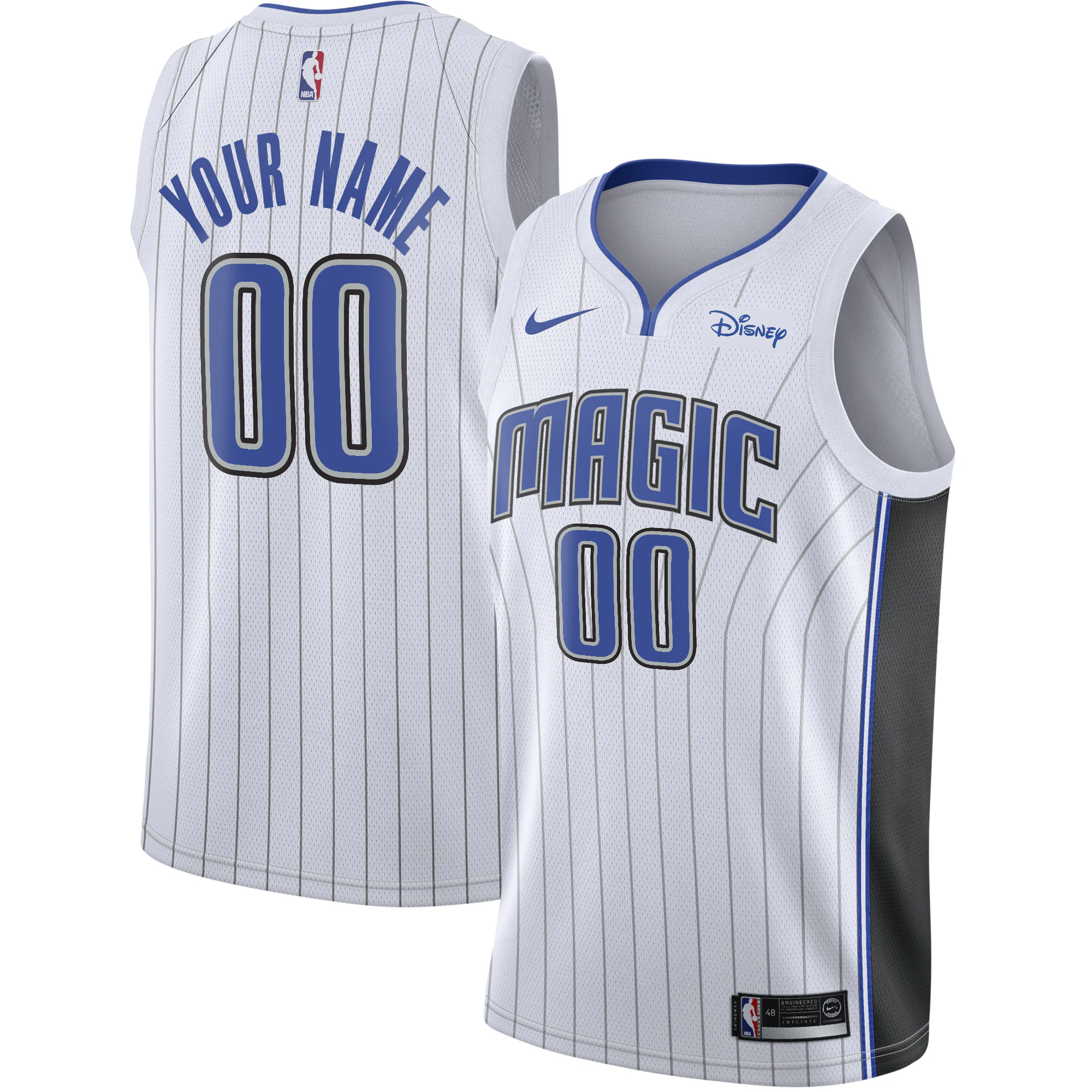 Magic White Jersey Custom - Nike Magic White Jersey - Custom Icon