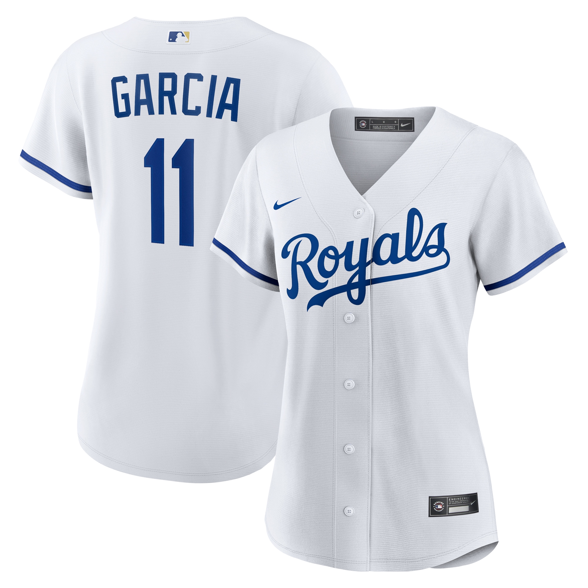 Maikel Garcia Kansas City Royals Women's Home Jersey - White