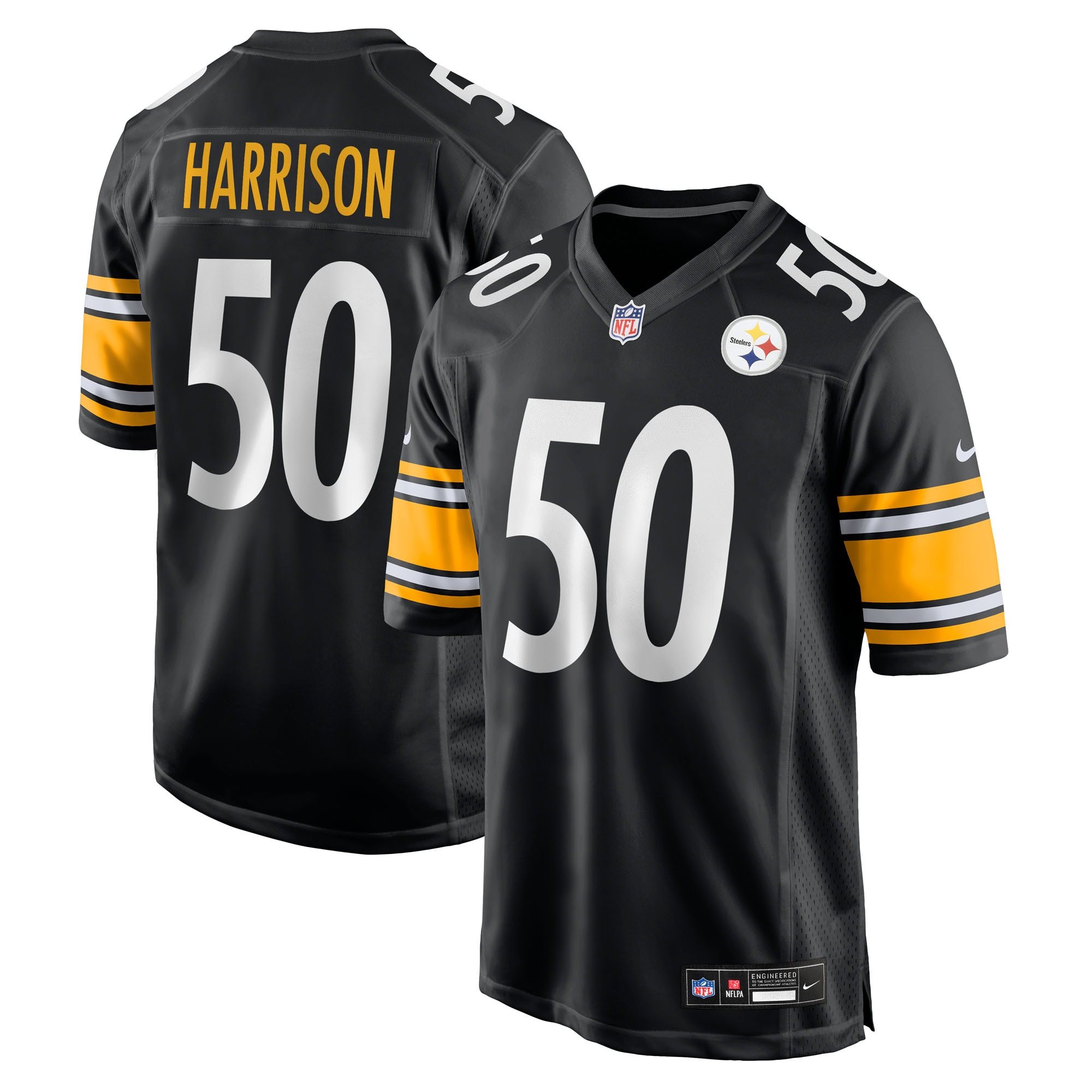 Malik Harrison Pittsburgh Steelers Team Game Jersey - Black