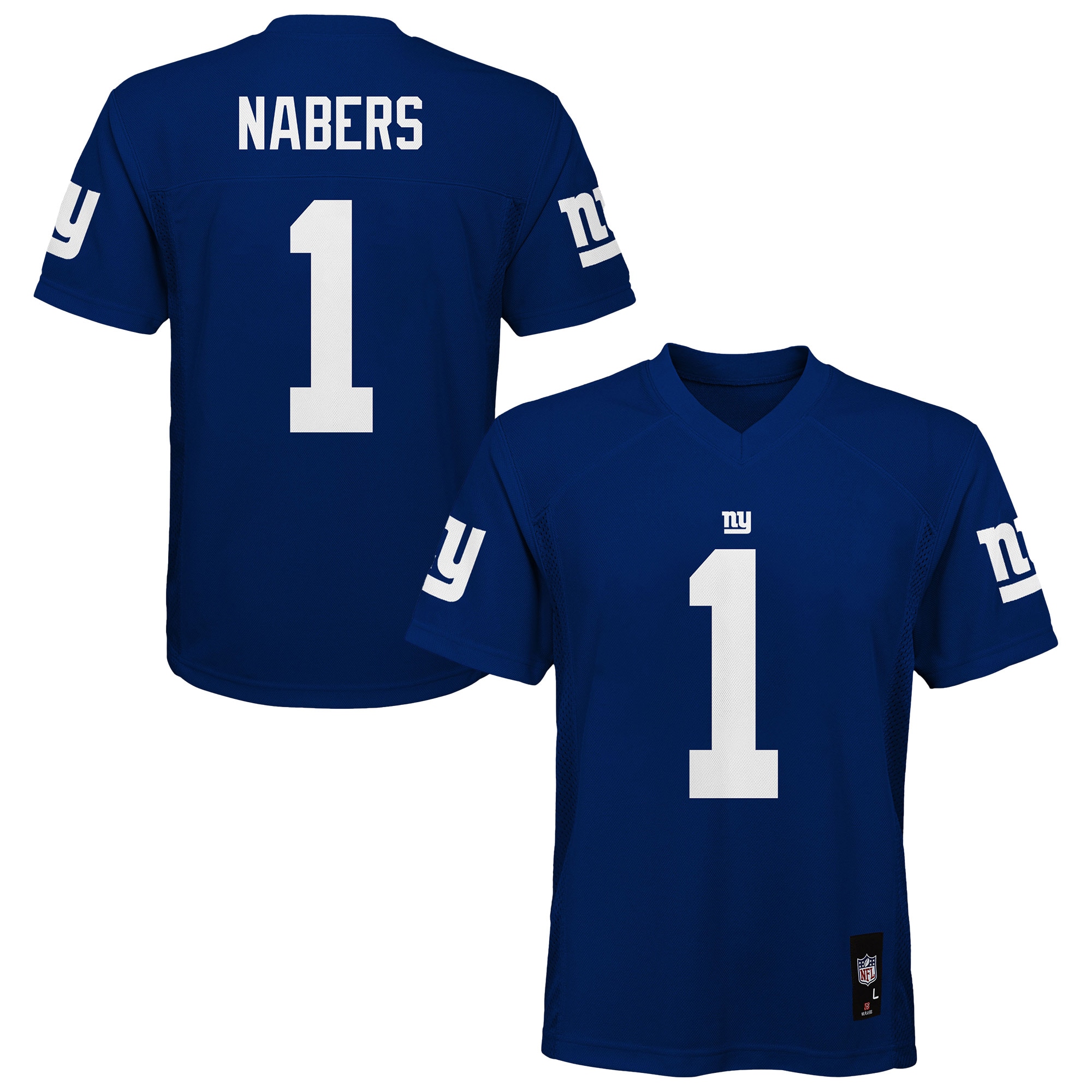 Malik Nabers New York Giants Outerstuff Preschool Player Jersey - Royal