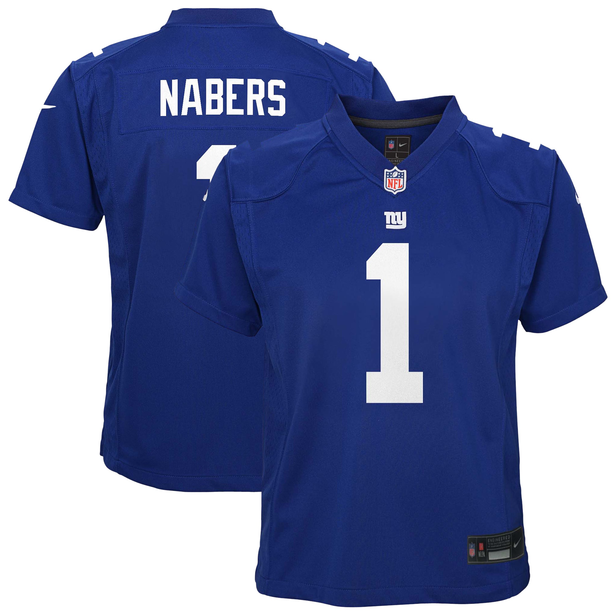 Malik Nabers New York Giants Youth Game Jersey