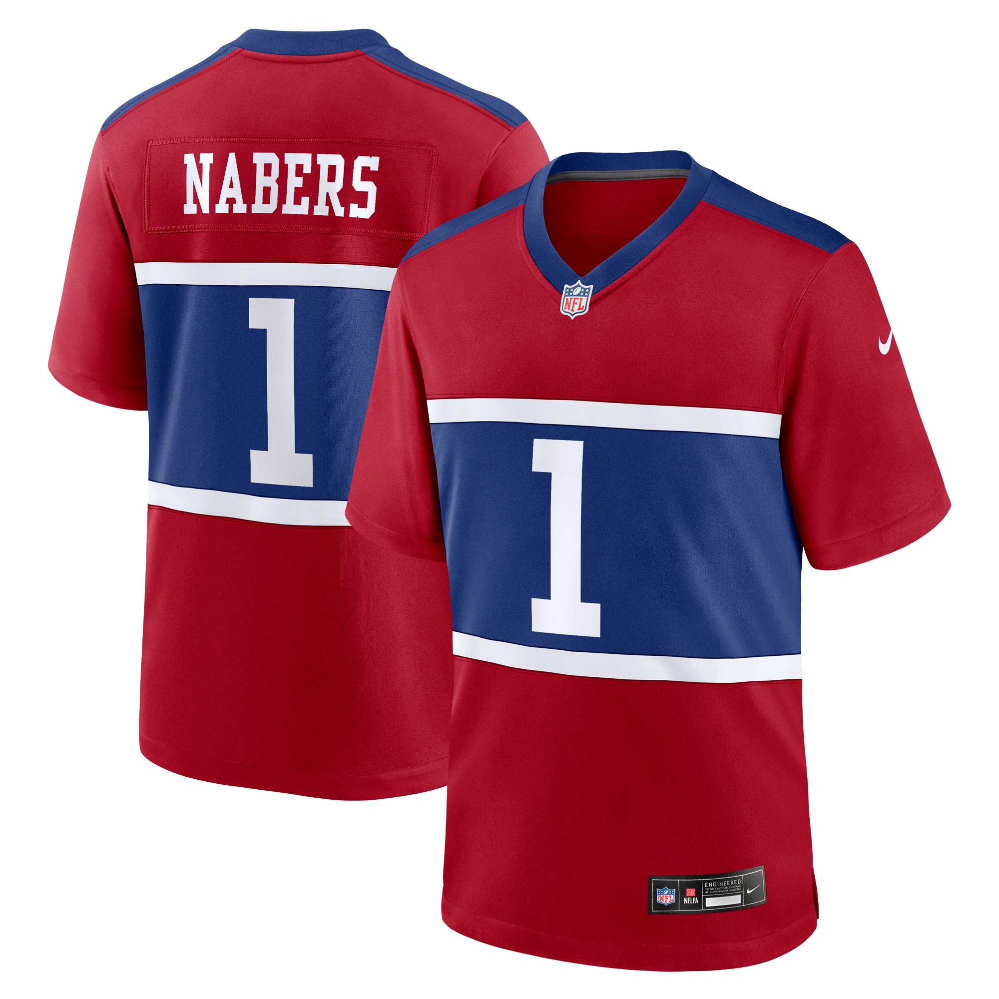 Malik Nabers New York Giants Youth Game Jersey