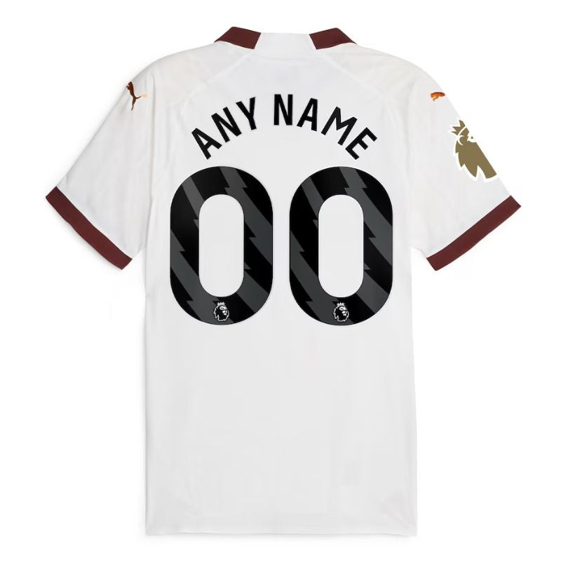 Alternative view of Manchester City 2023/24 Away Jersey - Stunning White Kit