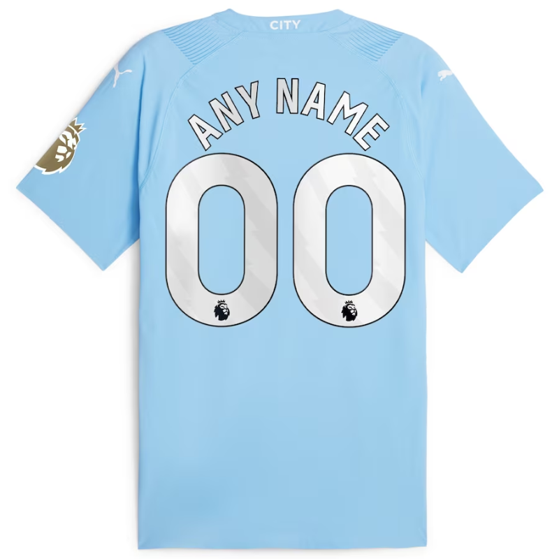 Alternative view of Manchester City 2023/24 Sky Blue Jersey - Exclusive Fan Kit 2024