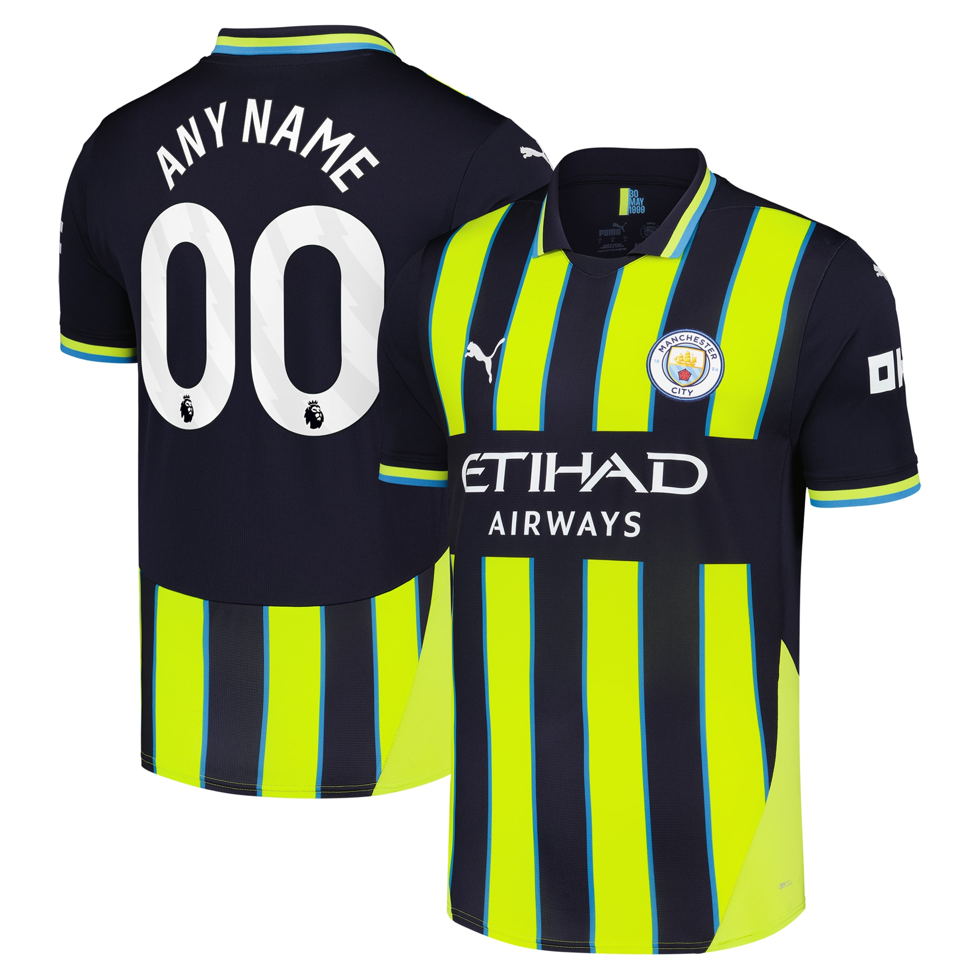 Manchester City Puma 2024/25 Away Custom Jersey
