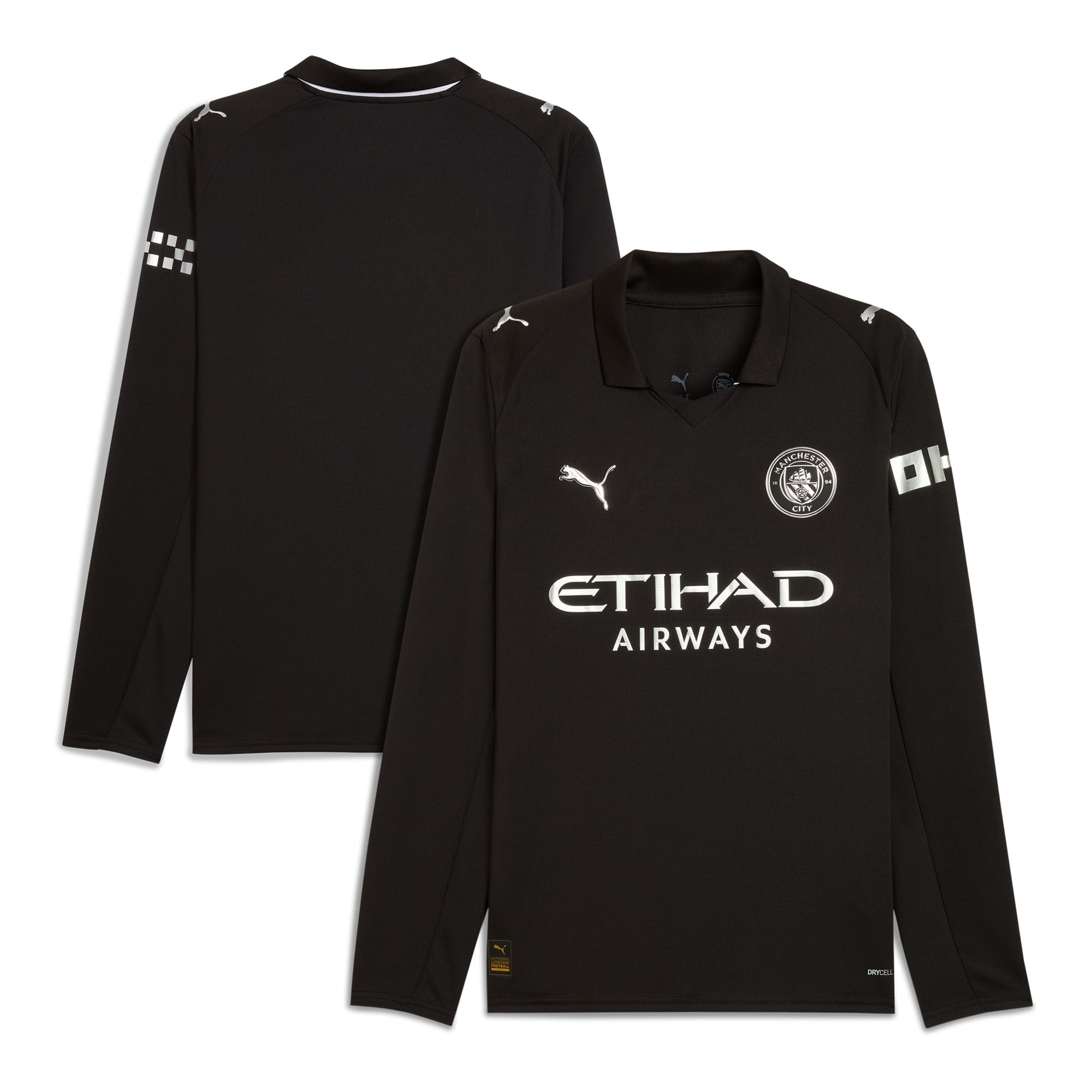 Manchester City Puma 2025/26 Away Long Sleeve Jersey