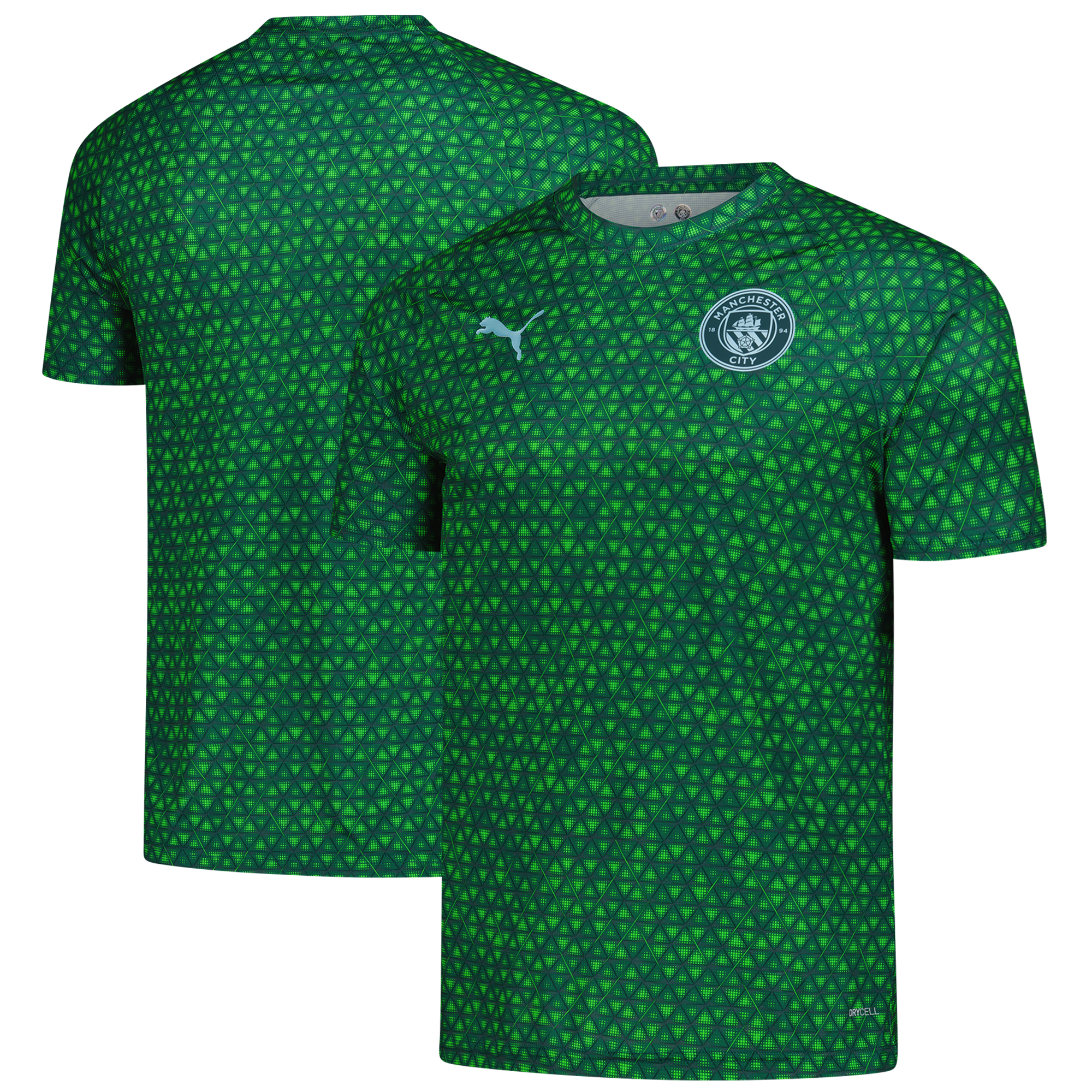 Manchester City Puma 2025/26 Pre-Match Training Jersey - Green