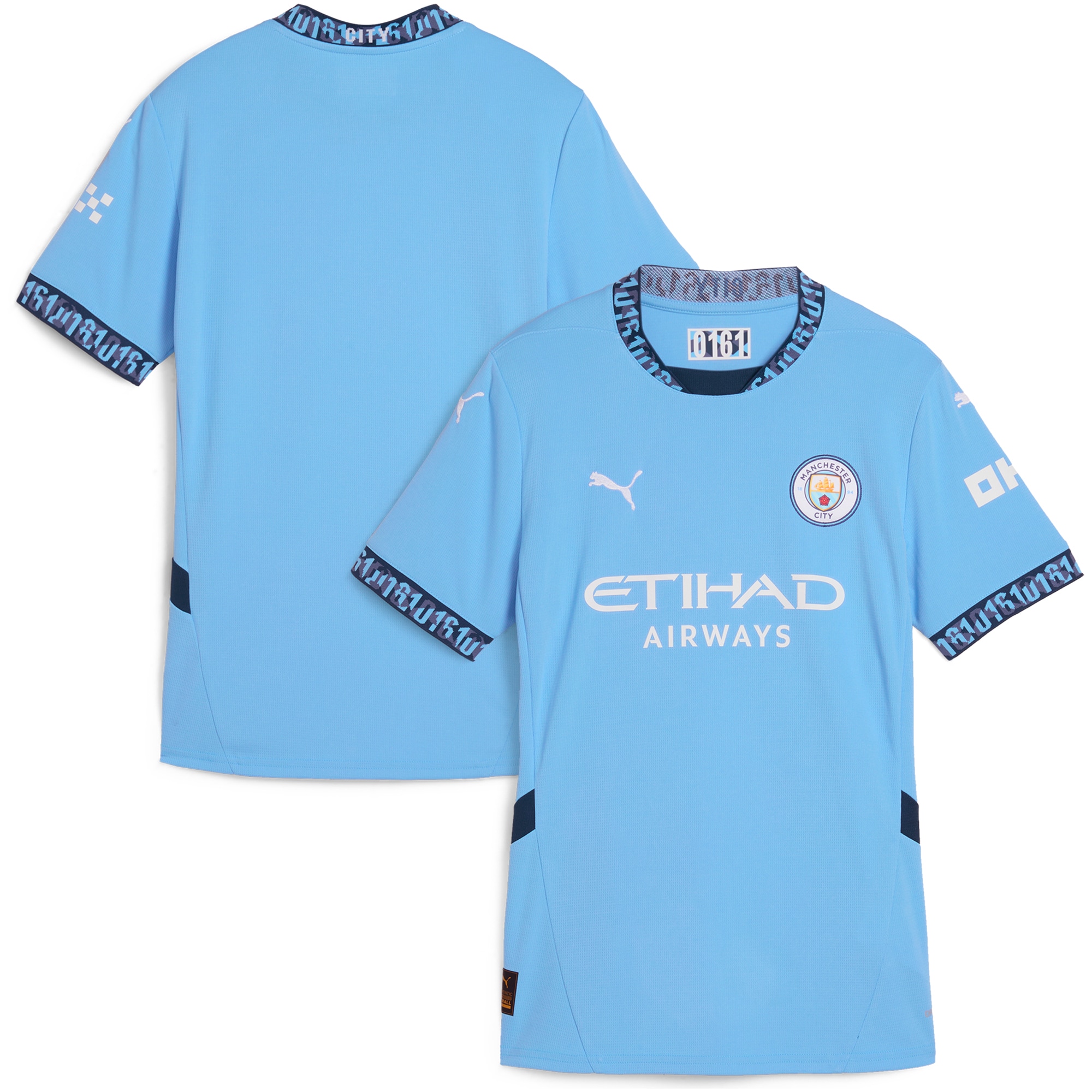Manchester City Puma Women's 2024/25 Home Jersey - Light Blue