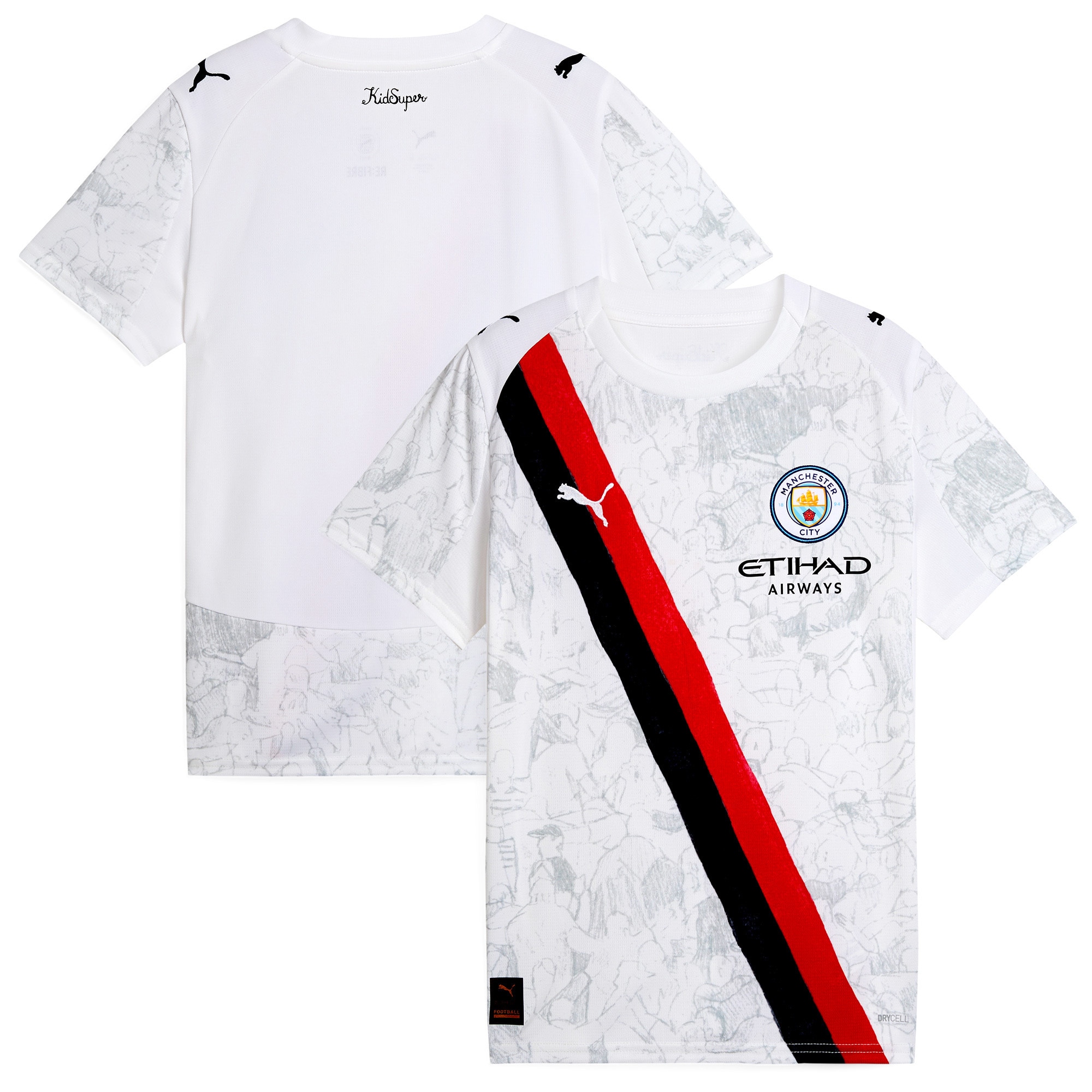 Manchester City Puma x KidSuper Youth 2025 FIFA Club World Cup Jersey - White