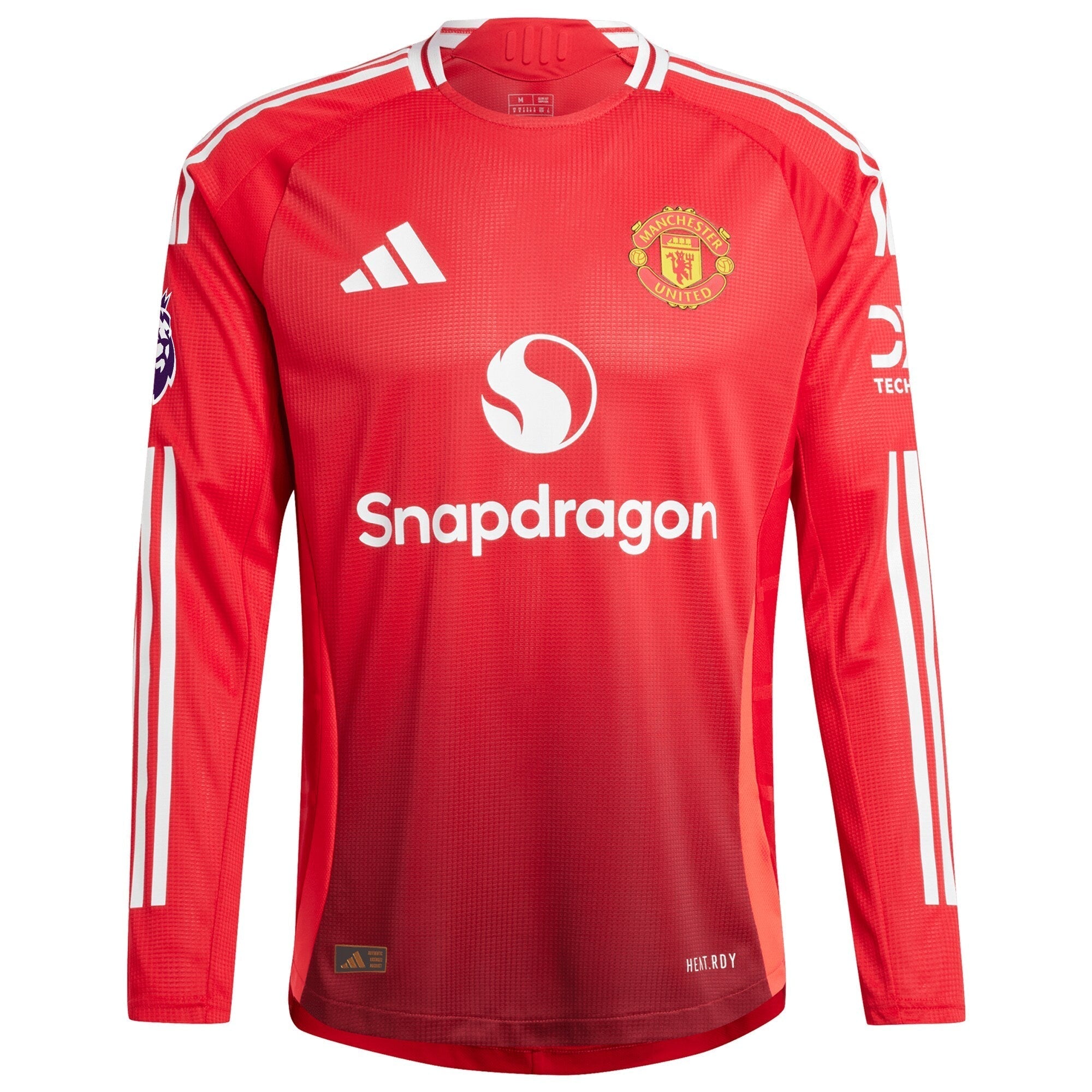 Alternative view of Manchester United Custom Long Sleeve Jersey - Premium 2024/25 Kit