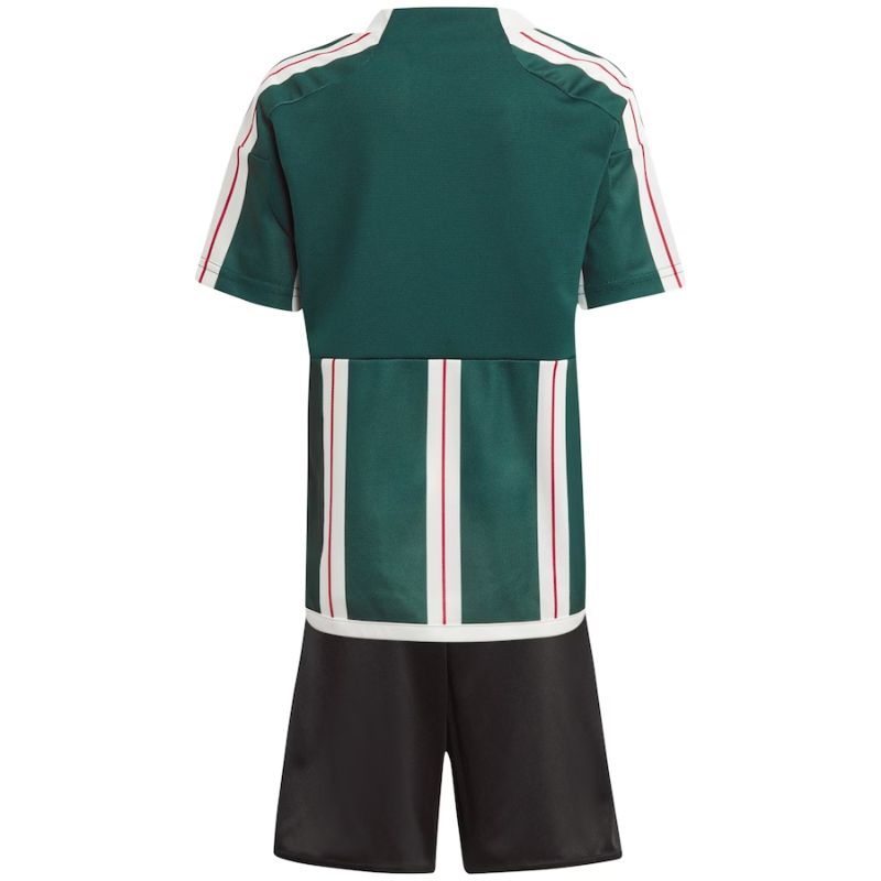 Alternative view of Manchester United Kids Away Kit Green 2023-24 - Outstanding 3-Piece Set