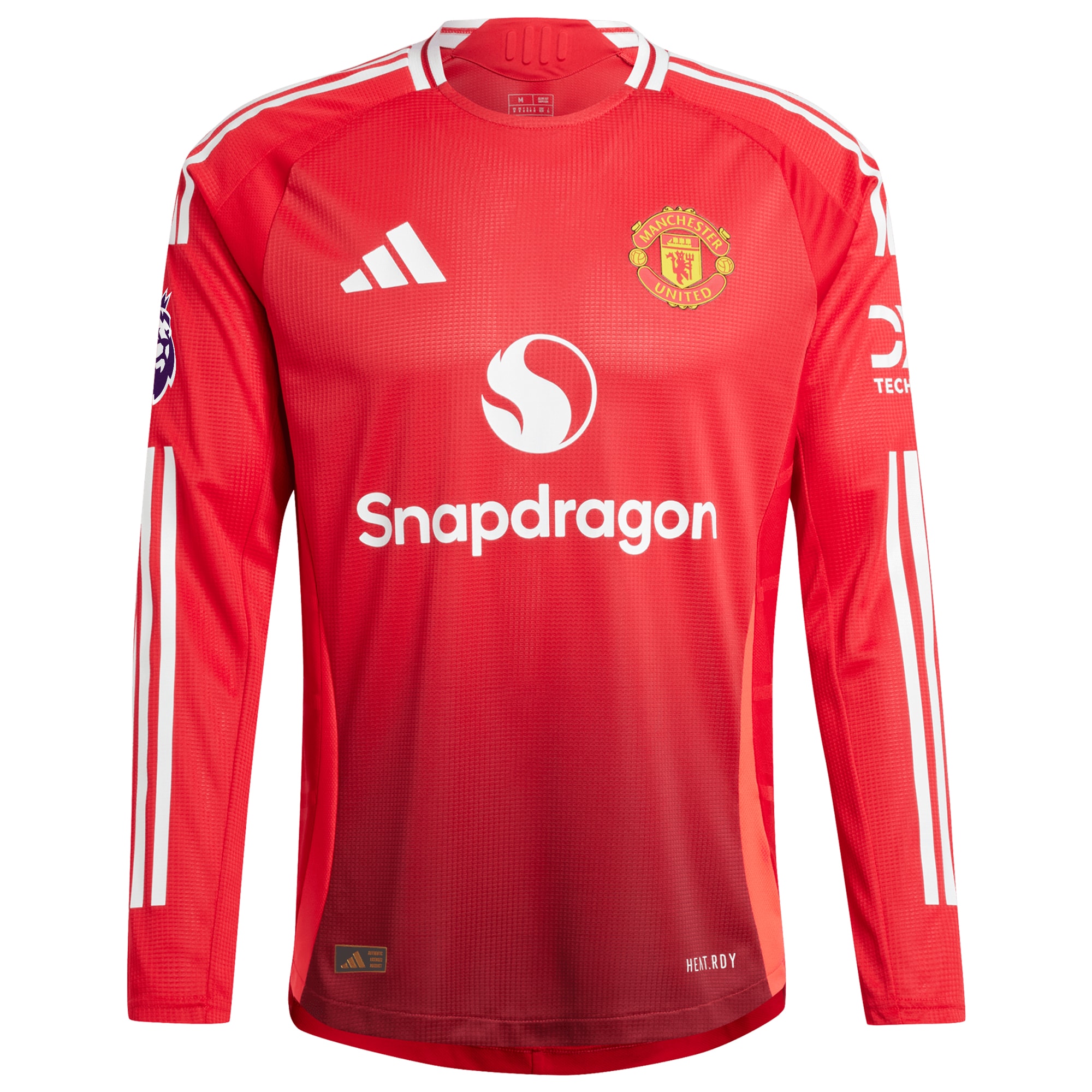 Alternative view of Manchester United Long Sleeve Home Jersey - Adidas Manchester United