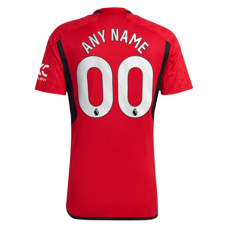 Alternative view of Manchester United Red Custom Jersey - Premium 2024 Home Kit