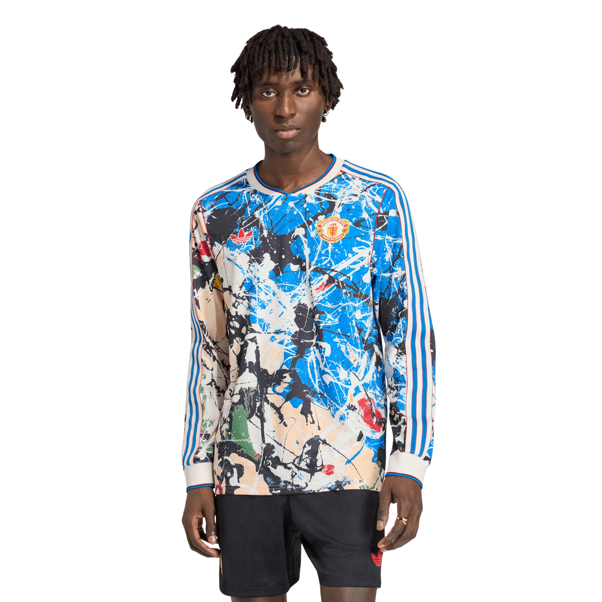 Manchester United X Stone Roses Long Sleeve Jersey - Blue