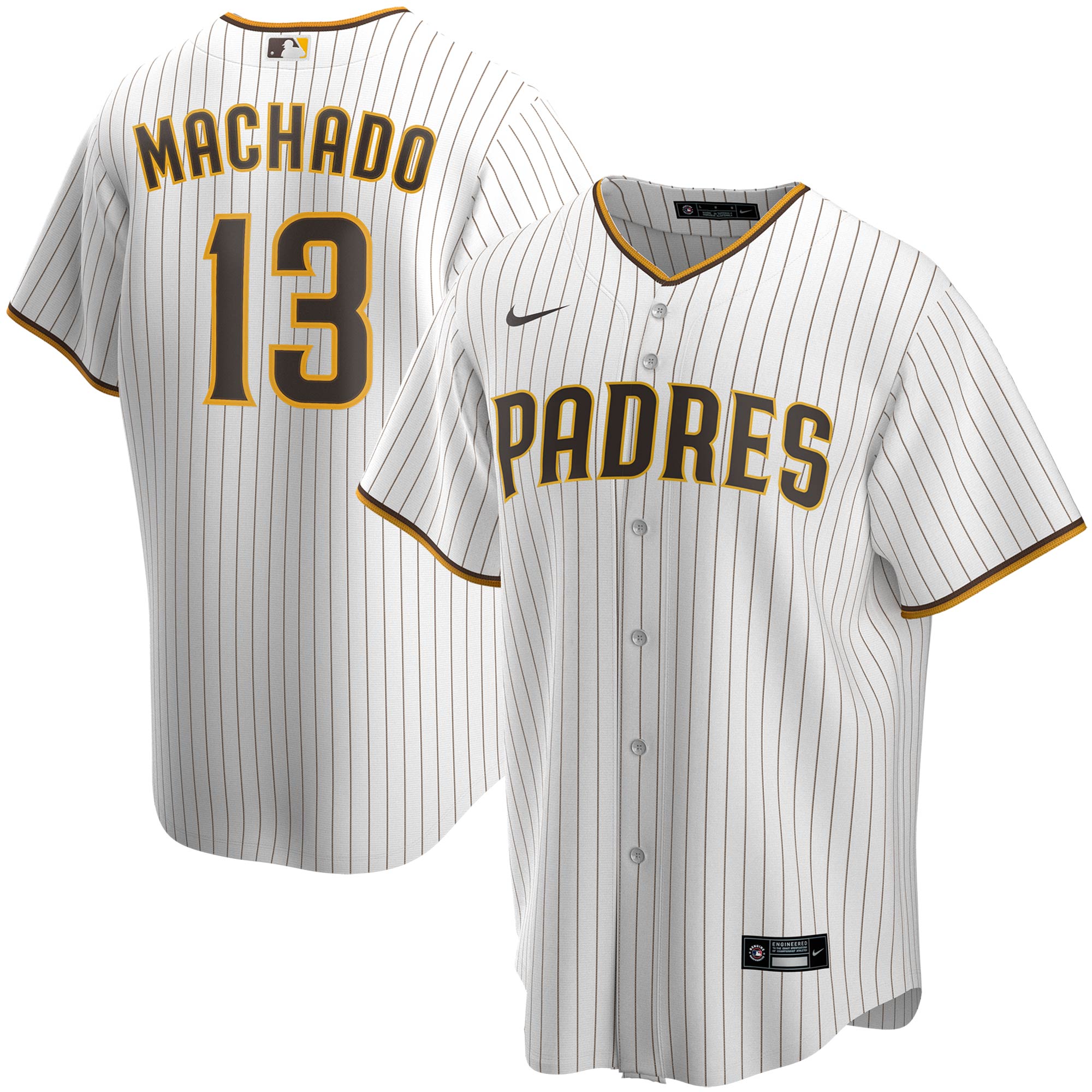 Manny Machado San Diego Padres Home Player Jersey - White