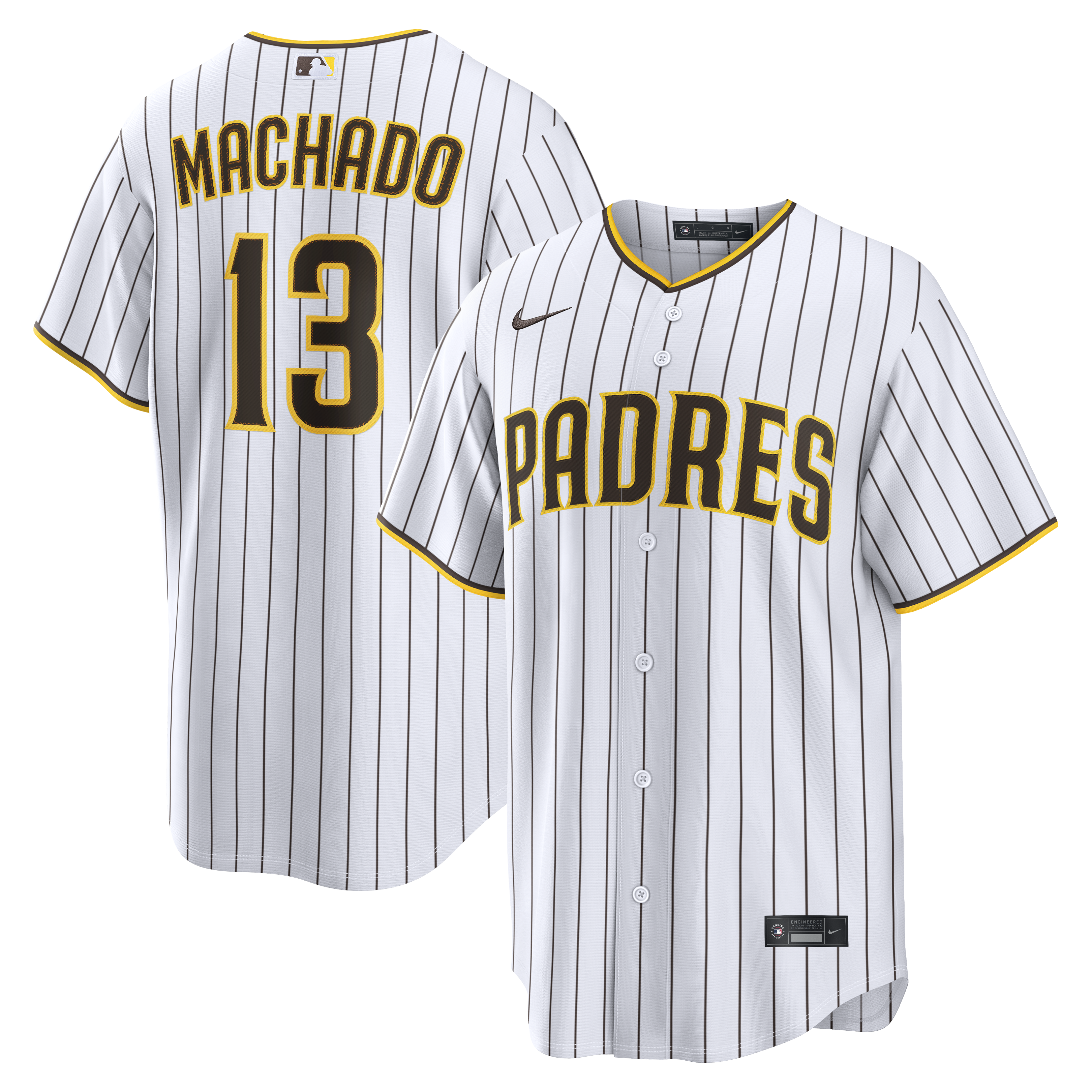 Manny Machado San Diego Padres Home Player Jersey - White