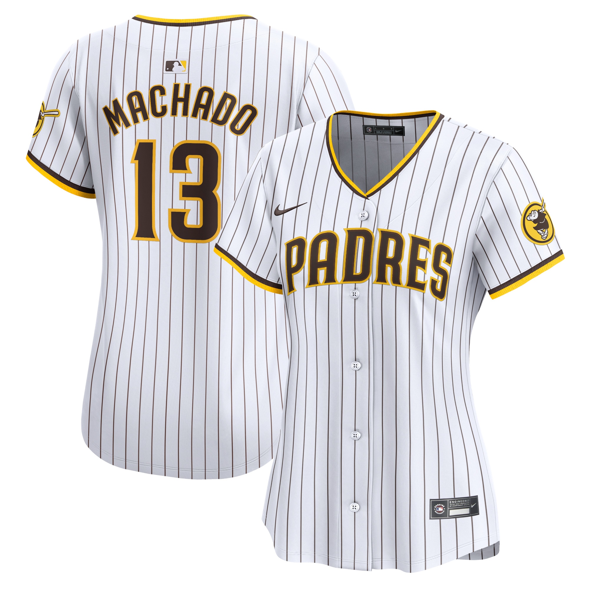 Manny Machado San Diego Padres Women's Home Limited Player Jersey - White
