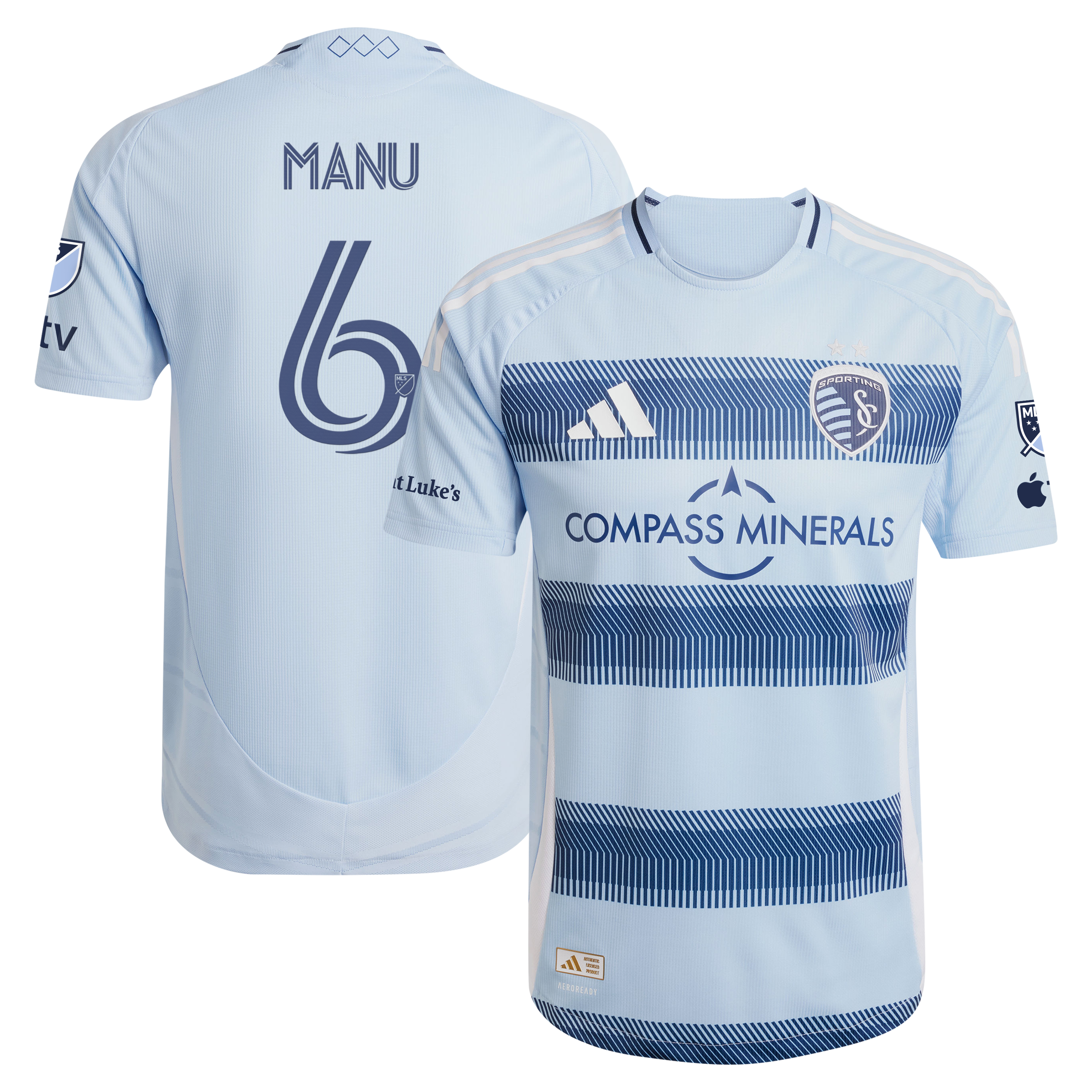 Manu García Sporting Kansas City 2025 One KC On-Field Jersey - Light Blue