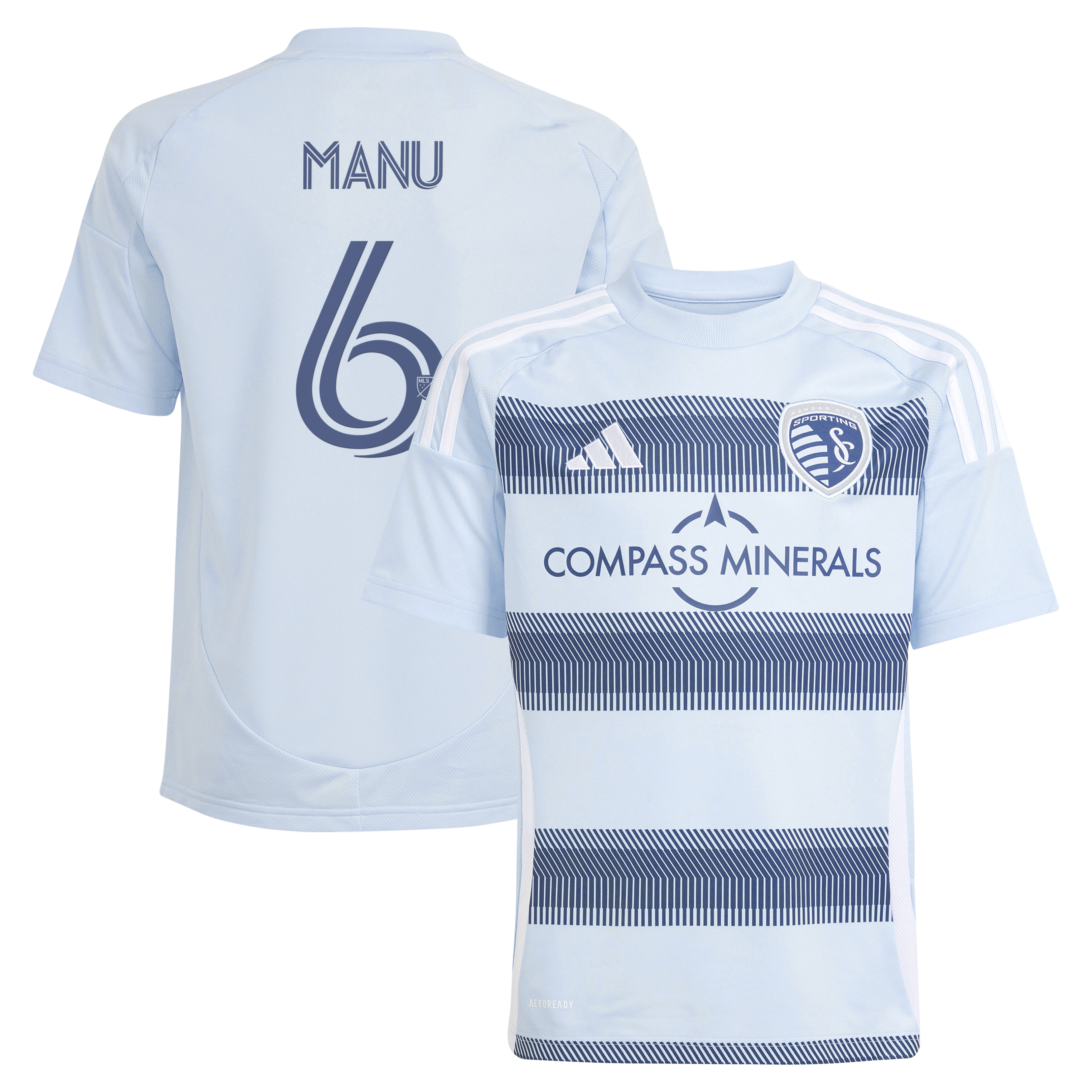 Manu García Sporting Kansas City Youth 2025 One KC Jersey - Light Blue
