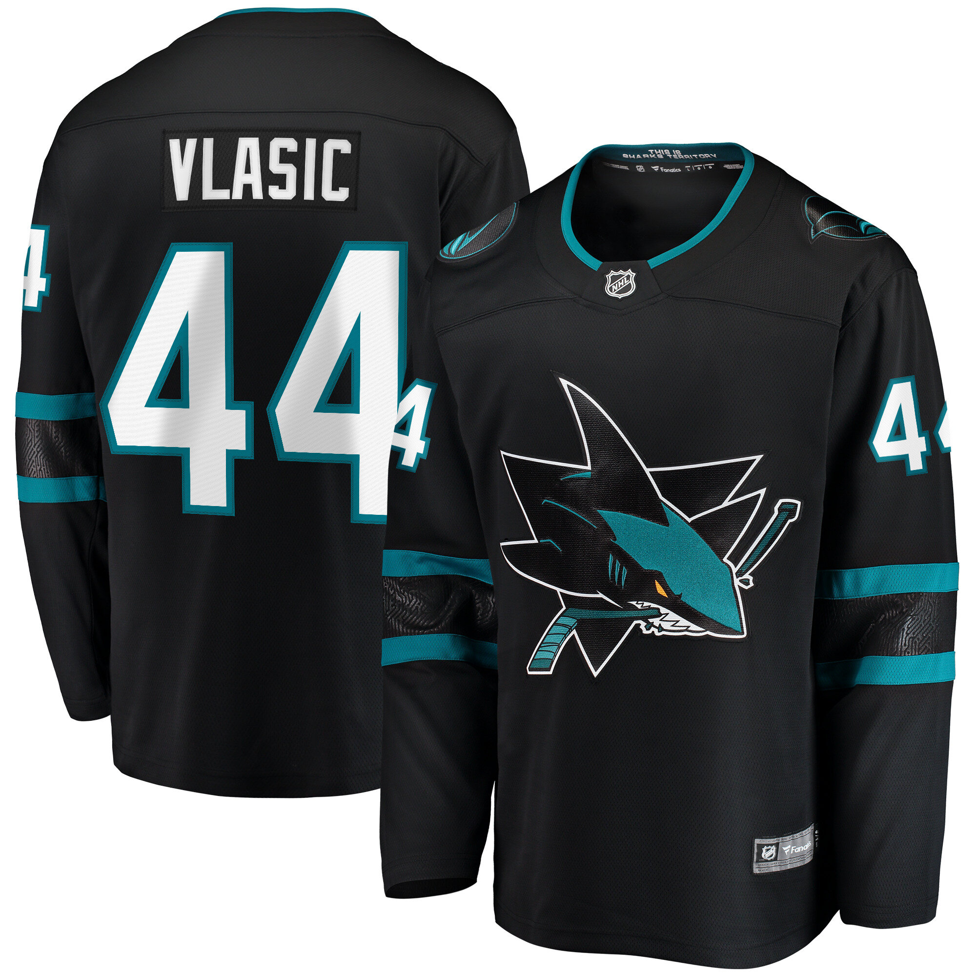Marc-Edouard Vlasic San Jose Sharks Fanatics Breakaway Jersey - Black