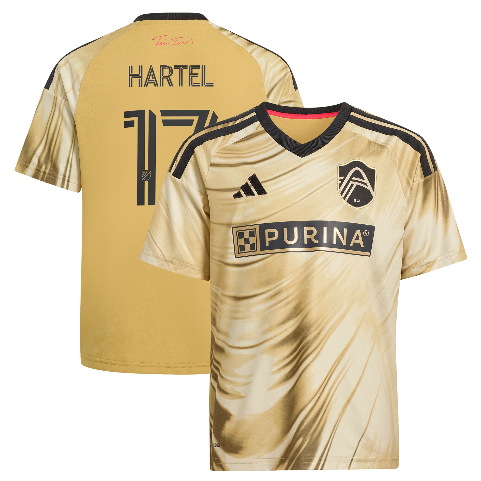 Marcel Hartel St. Louis CITY SC Youth 2026 The Tina Turner Kit Jersey - Yellow
