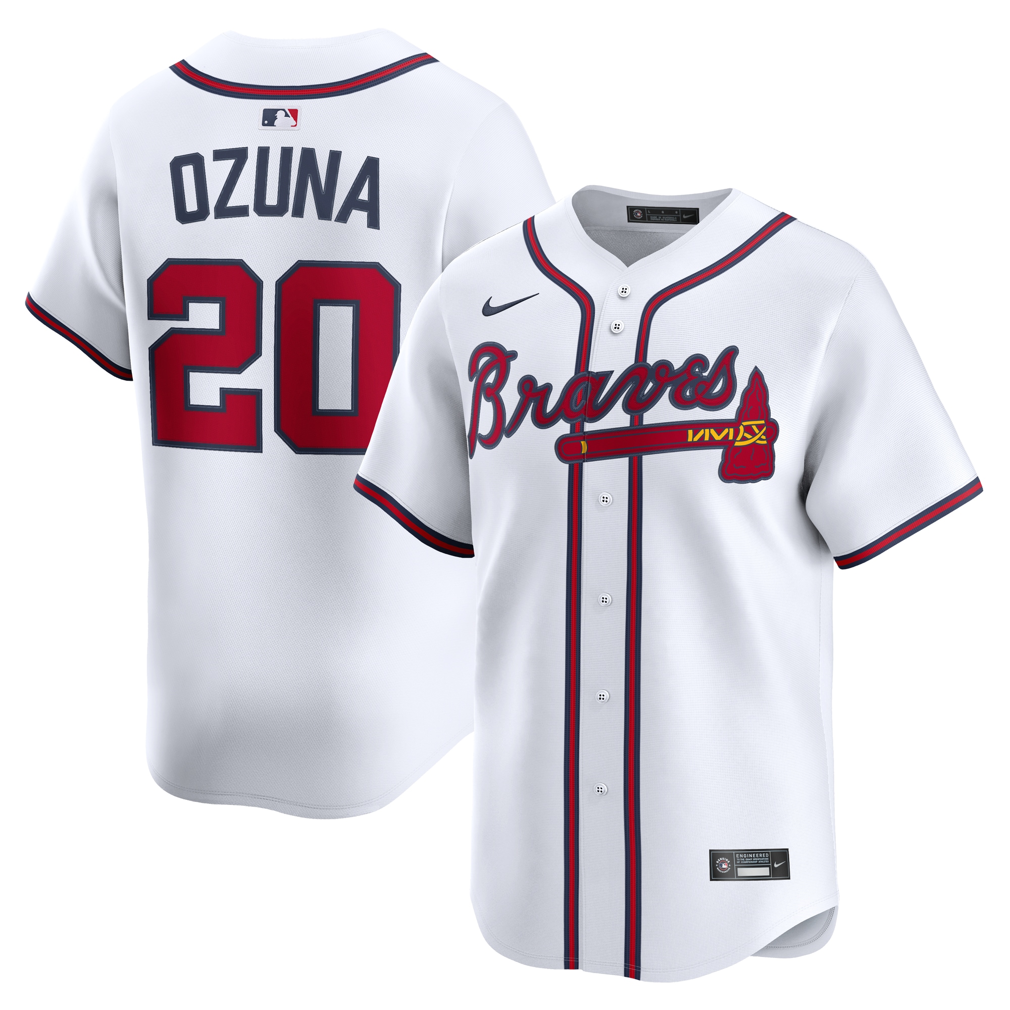 Marcell Ozuna Atlanta Braves Home Limited Player Jersey - White