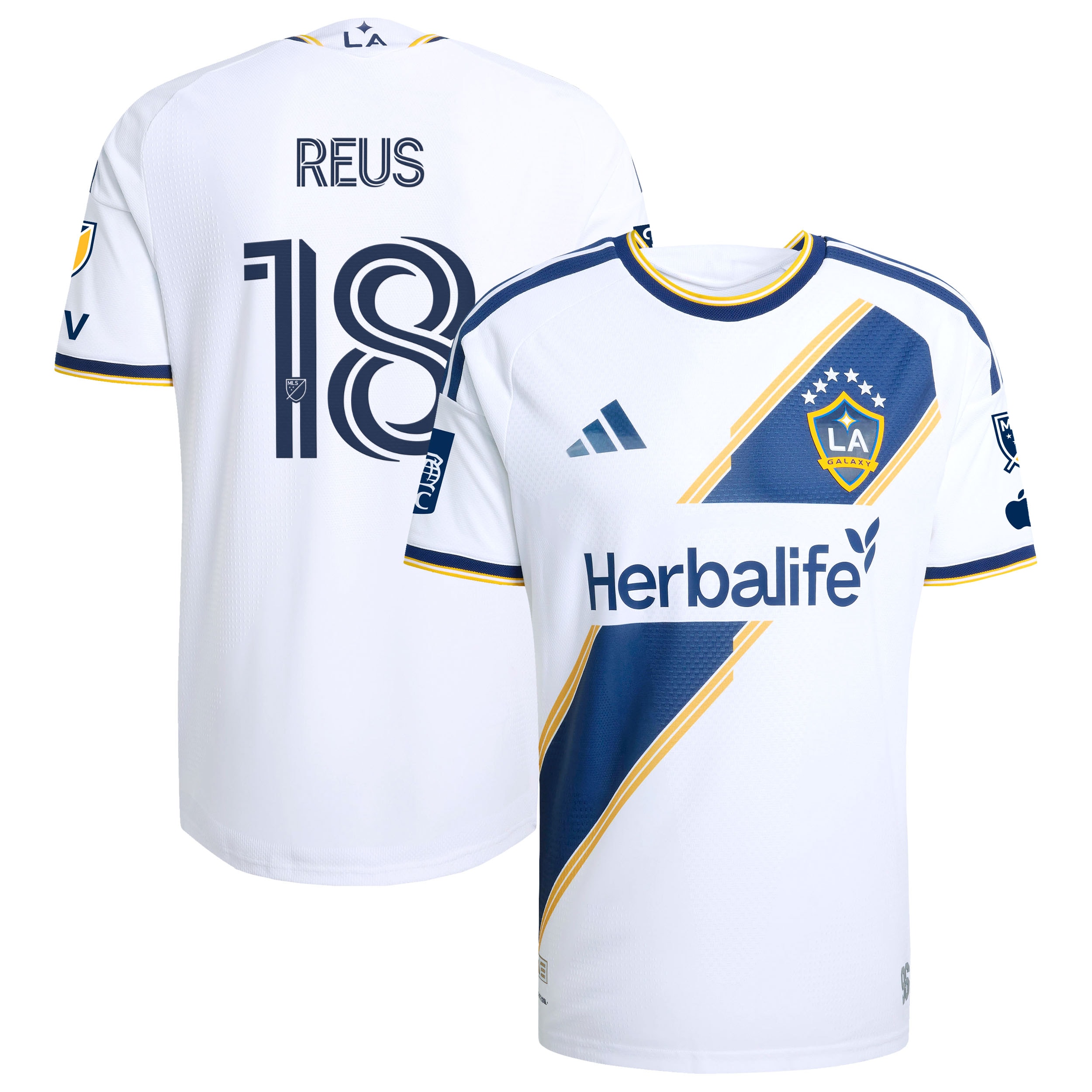 Marco Reus LA Galaxy 2026 The VeloCITY Kit On-Field Patch Jersey - White