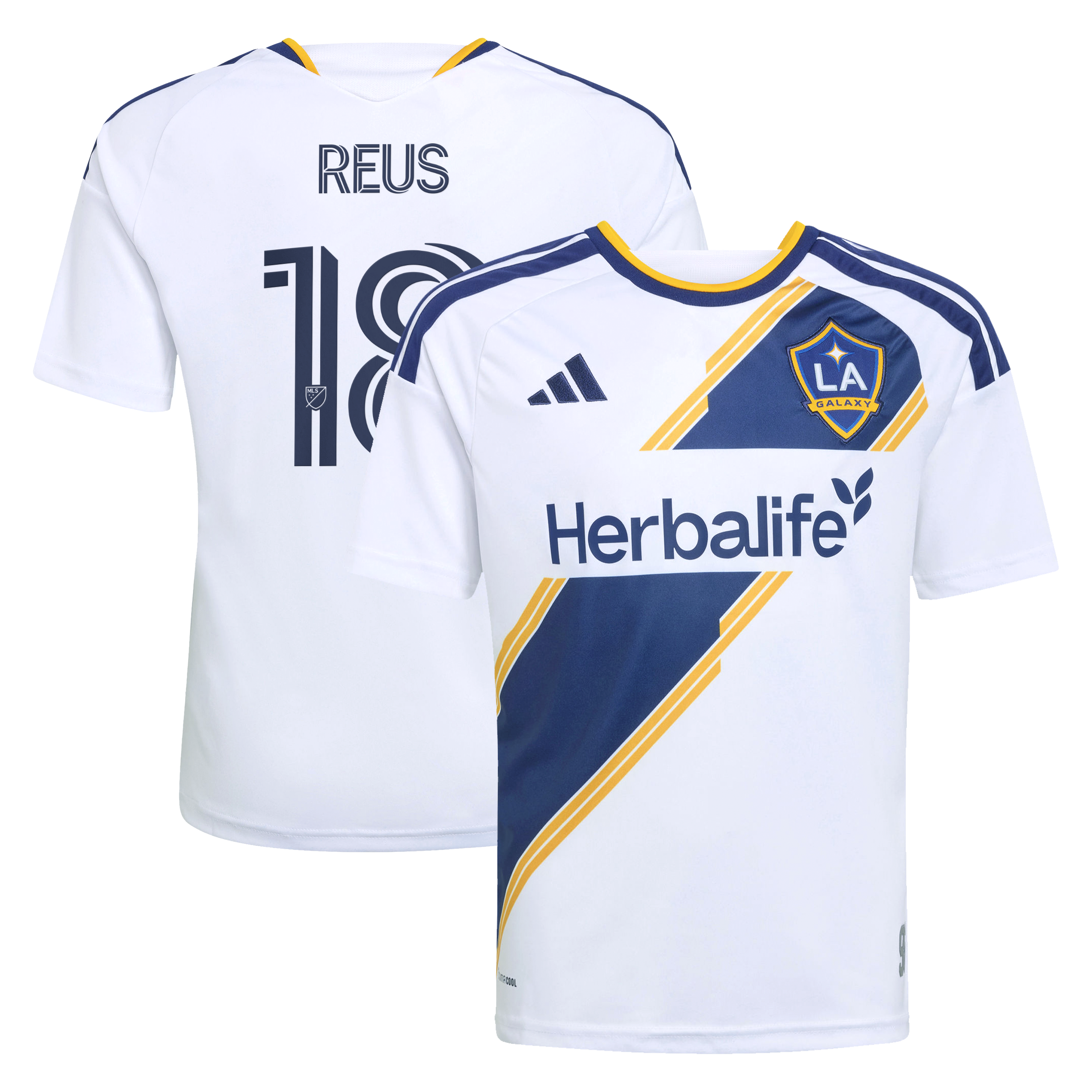 Marco Reus LA Galaxy Youth 2026 The VeloCITY Kit Jersey - White