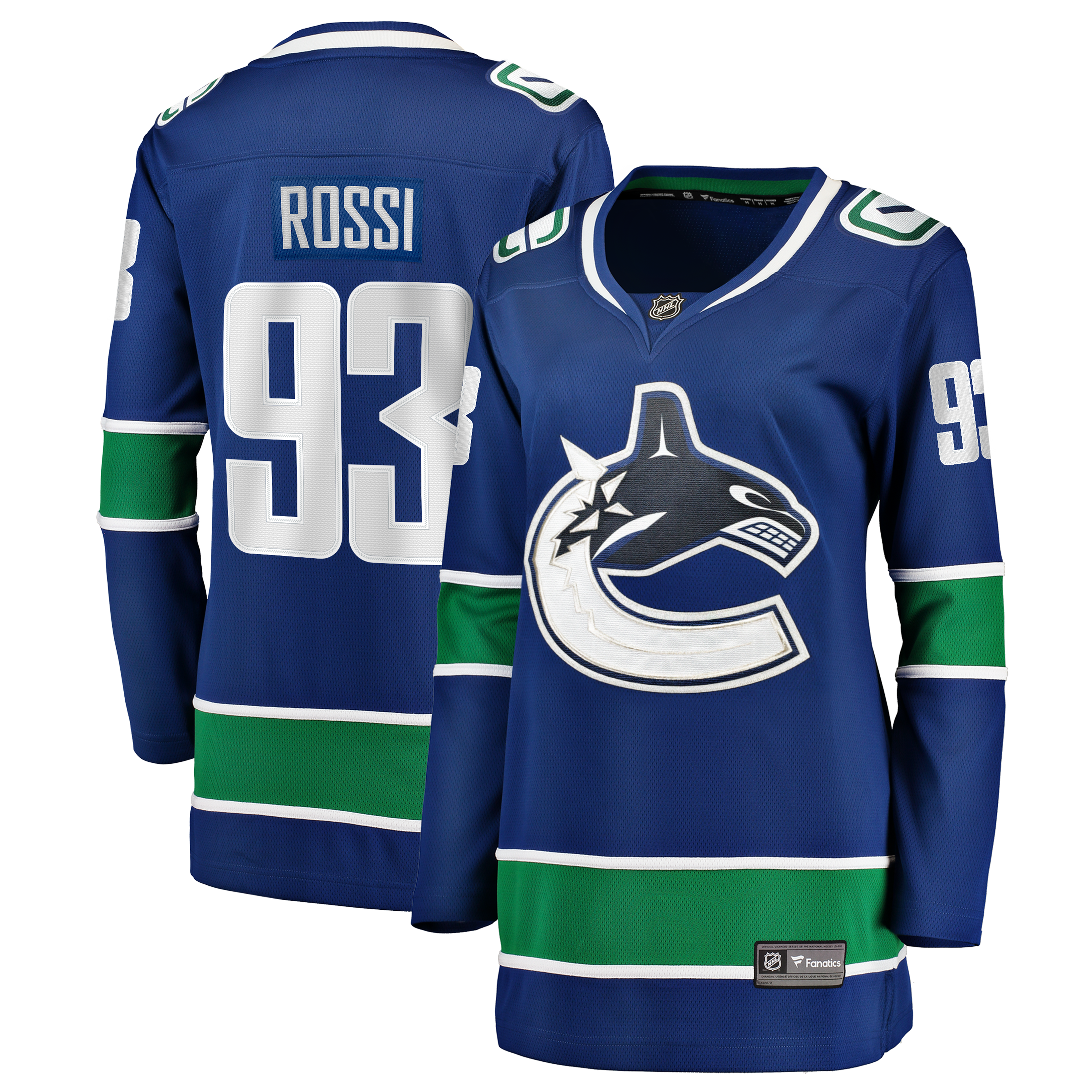Marco Rossi Vancouver Canucks Fanatics Women's Home Breakaway Player Jersey - Blue