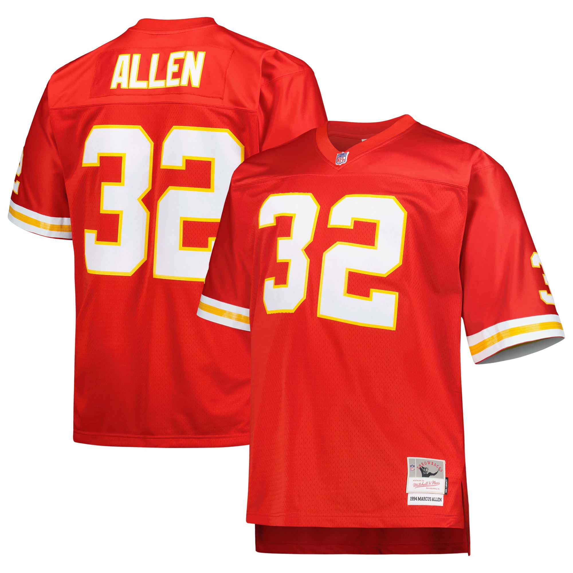 Marcus Allen Kansas City Chiefs Big & Tall 1994 Retired Player Jersey - Red