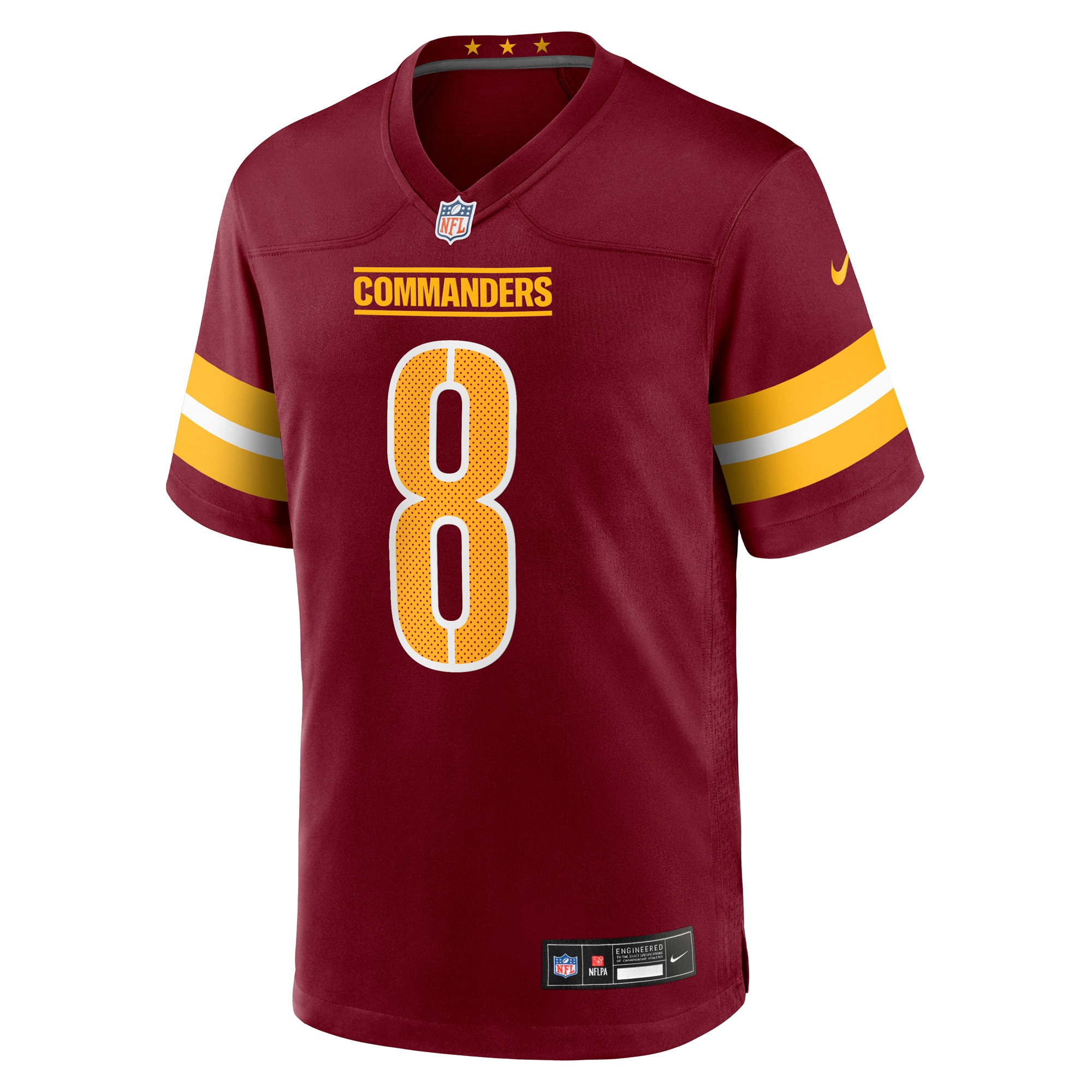 Marcus Mariota Washington Commanders Team Game Jersey – Burgundy
